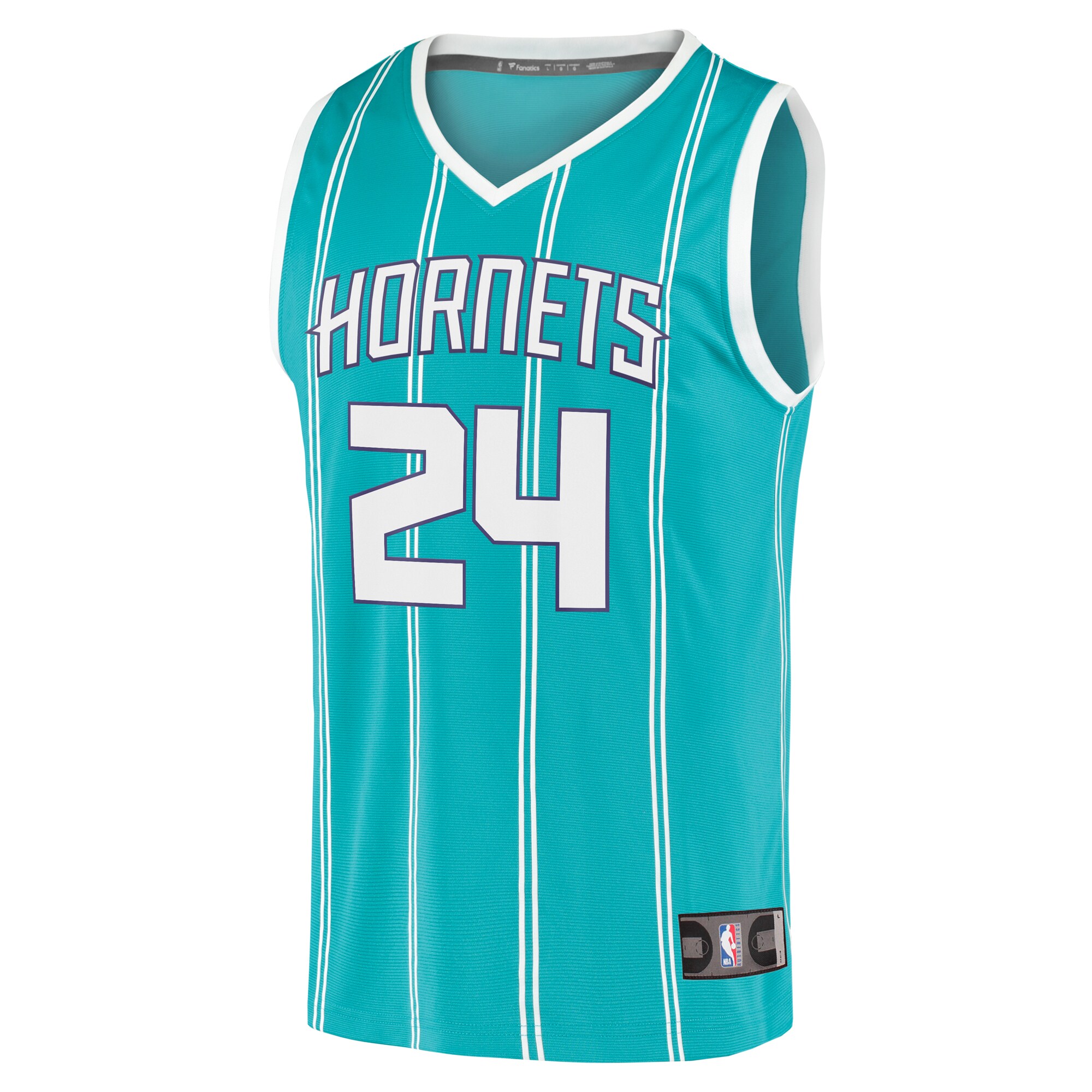 Brandon Miller Charlotte Hornets Fanatics Fast Break Replica Jersey - Icon Edition - Teal