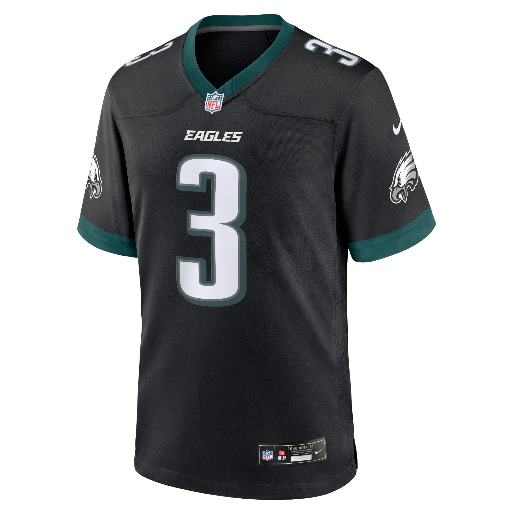 Nolan Smith Philadelphia Eagles  Alternate Game Jersey - Black