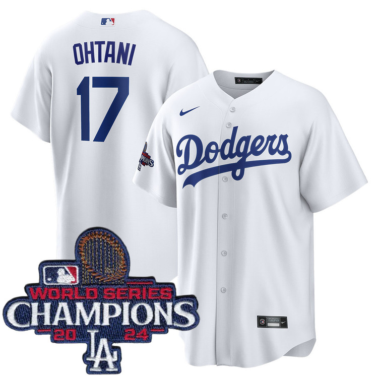 Shohei Ohtani Los Angeles Dodgers Home World Series Champions Jersey