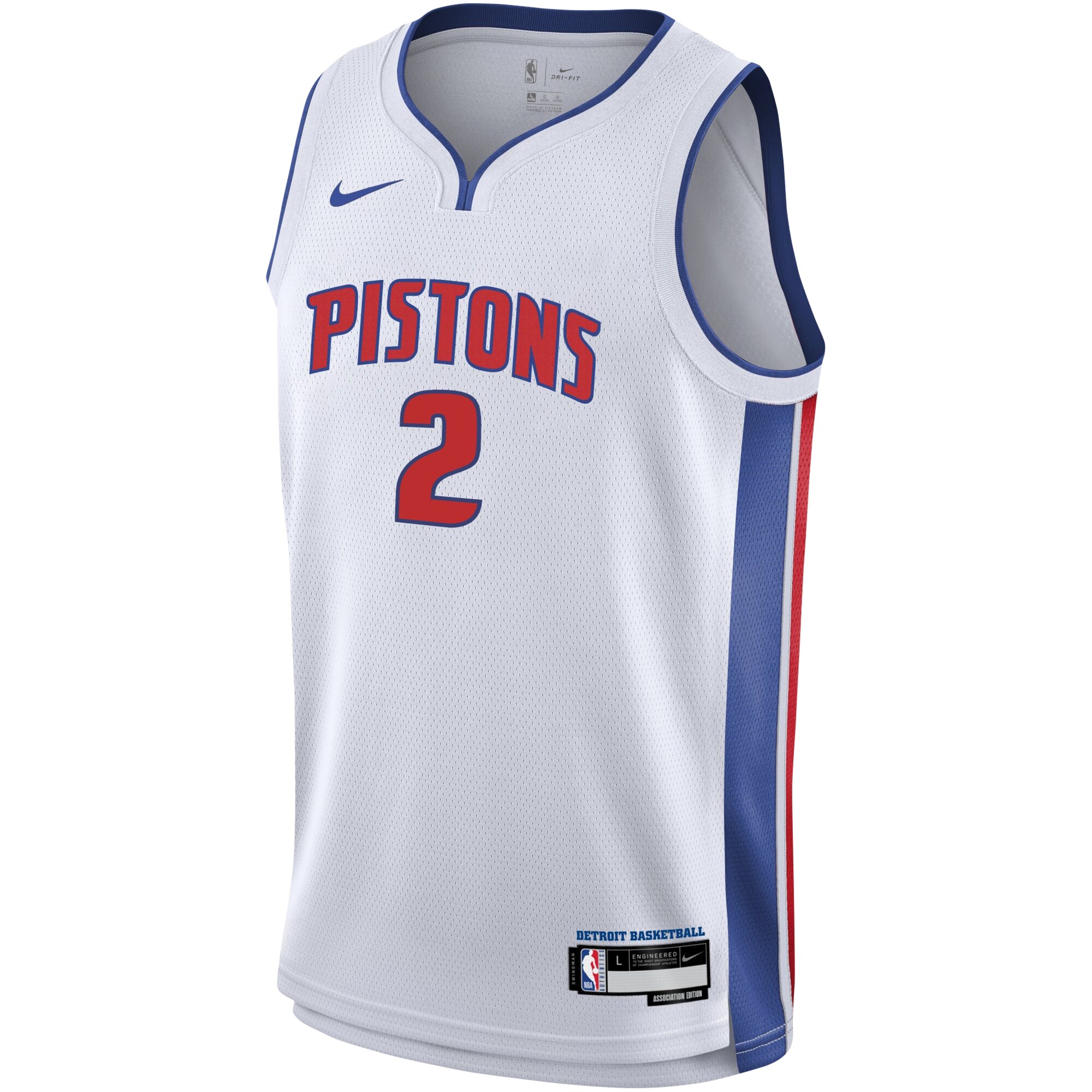 Cade Cunningham Detroit Pistons Youth Swingman Jersey - Association Edition - White