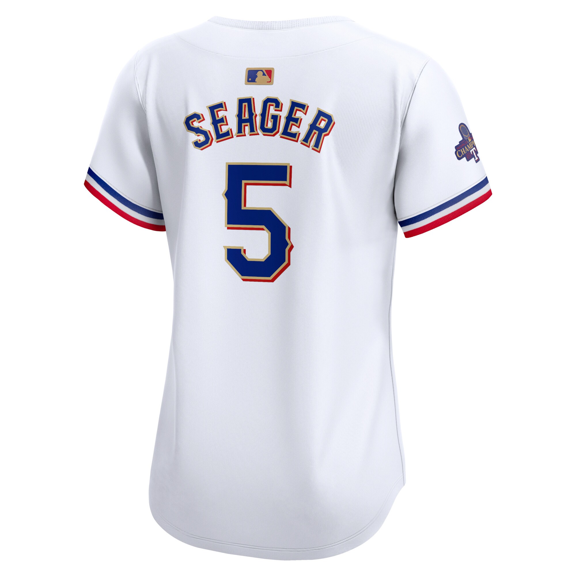 Corey Seager Texas Rangers  Women's 2024 Gold Collection Limited Player Jersey White