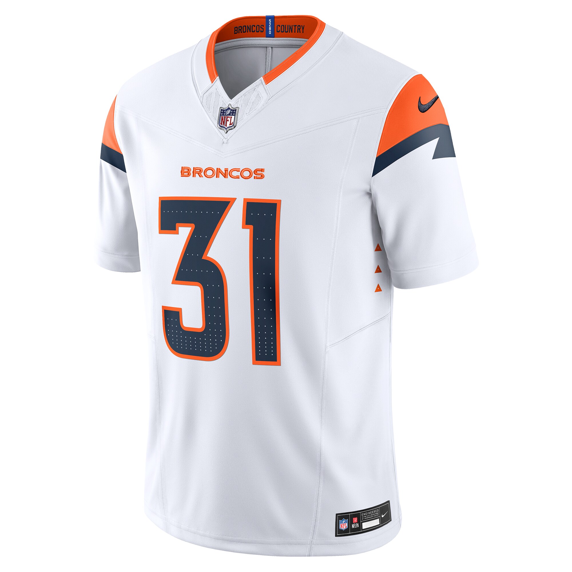 Justin Simmons Denver Broncos  Vapor F.U.S.E. Limited Jersey - White