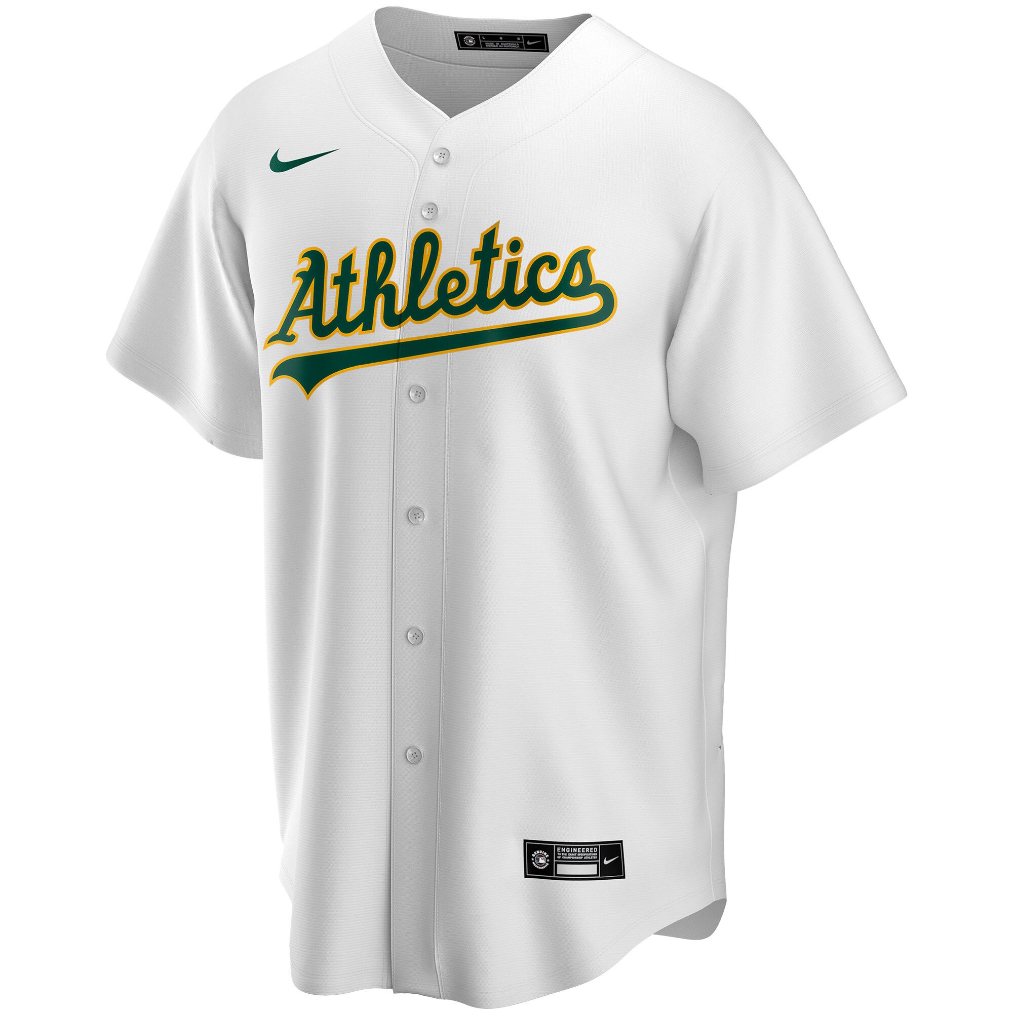 Oakland Athletics Home Pick-A-Player Retired Roster Replica Jersey - White