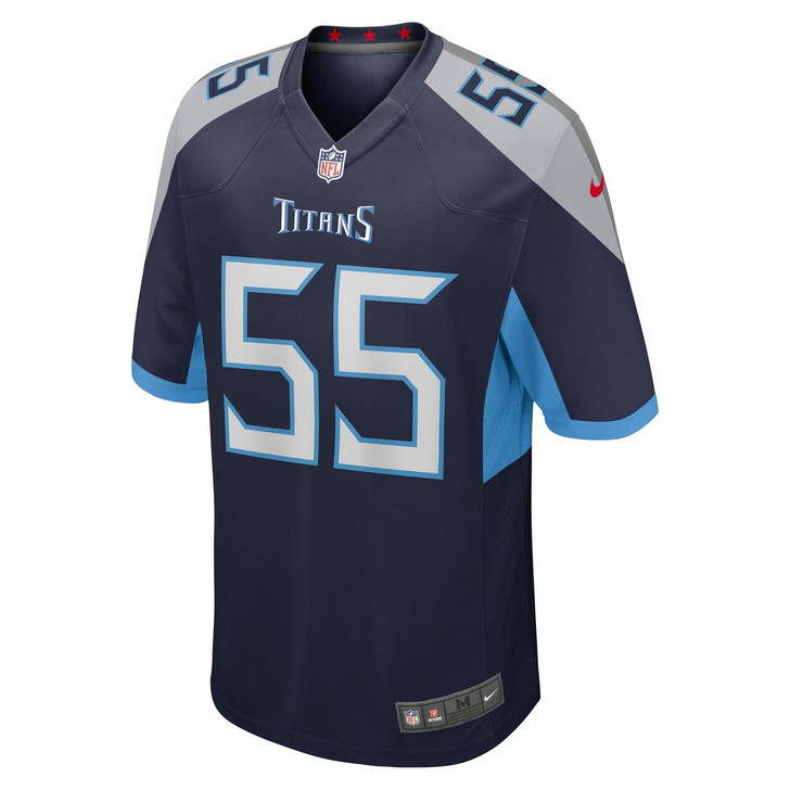 JC Latham Tennessee Titans 2024 First Round Pick Player Game Jersey - Navy