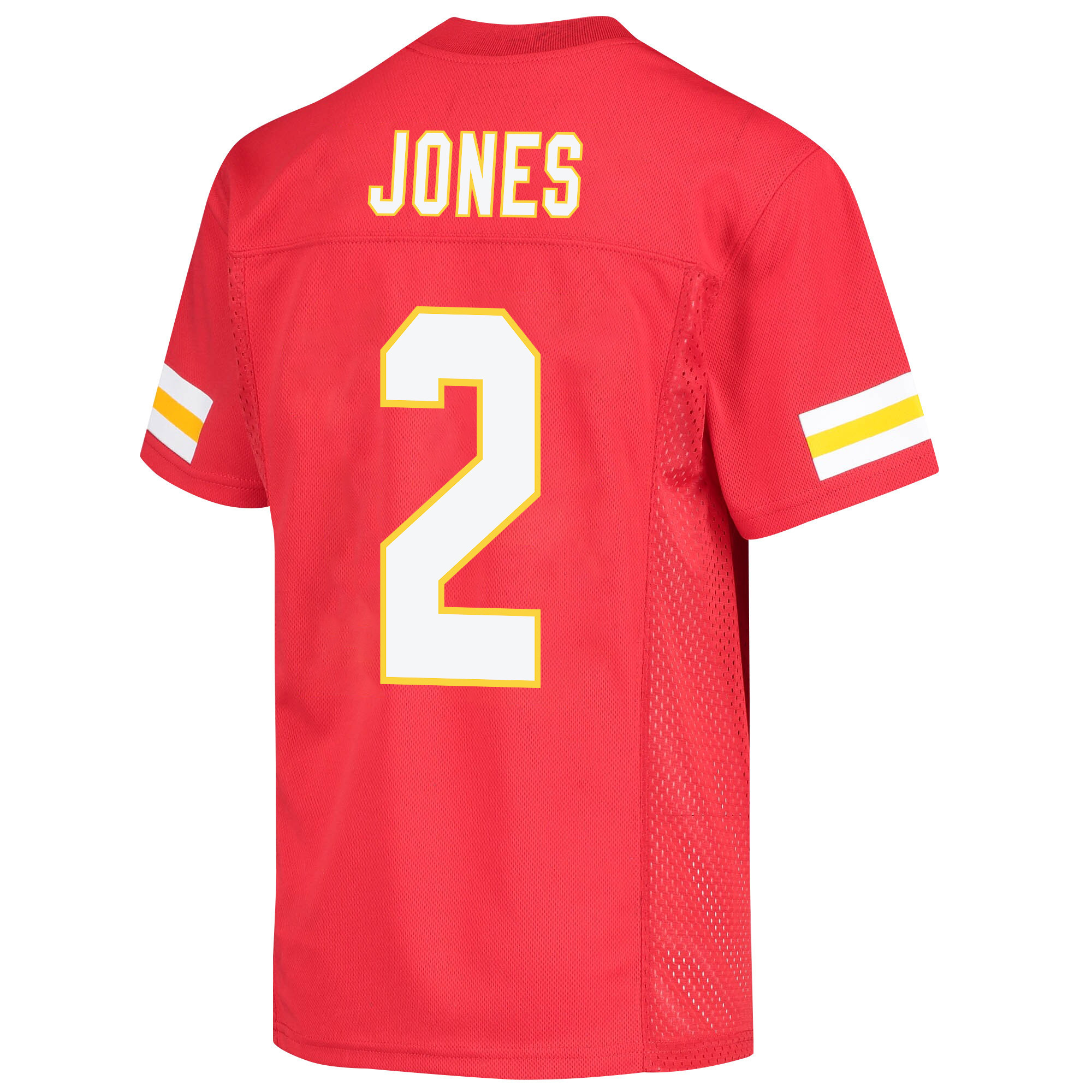 Ronald Jones 2 Kansas City Chiefs Super Bowl LVII Champions 3 Stars Youth Game Jersey - Red
