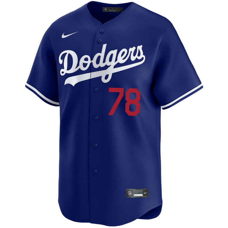 Ben Casparius Los Angeles Dodgers Alternate Royal Limited Jersey