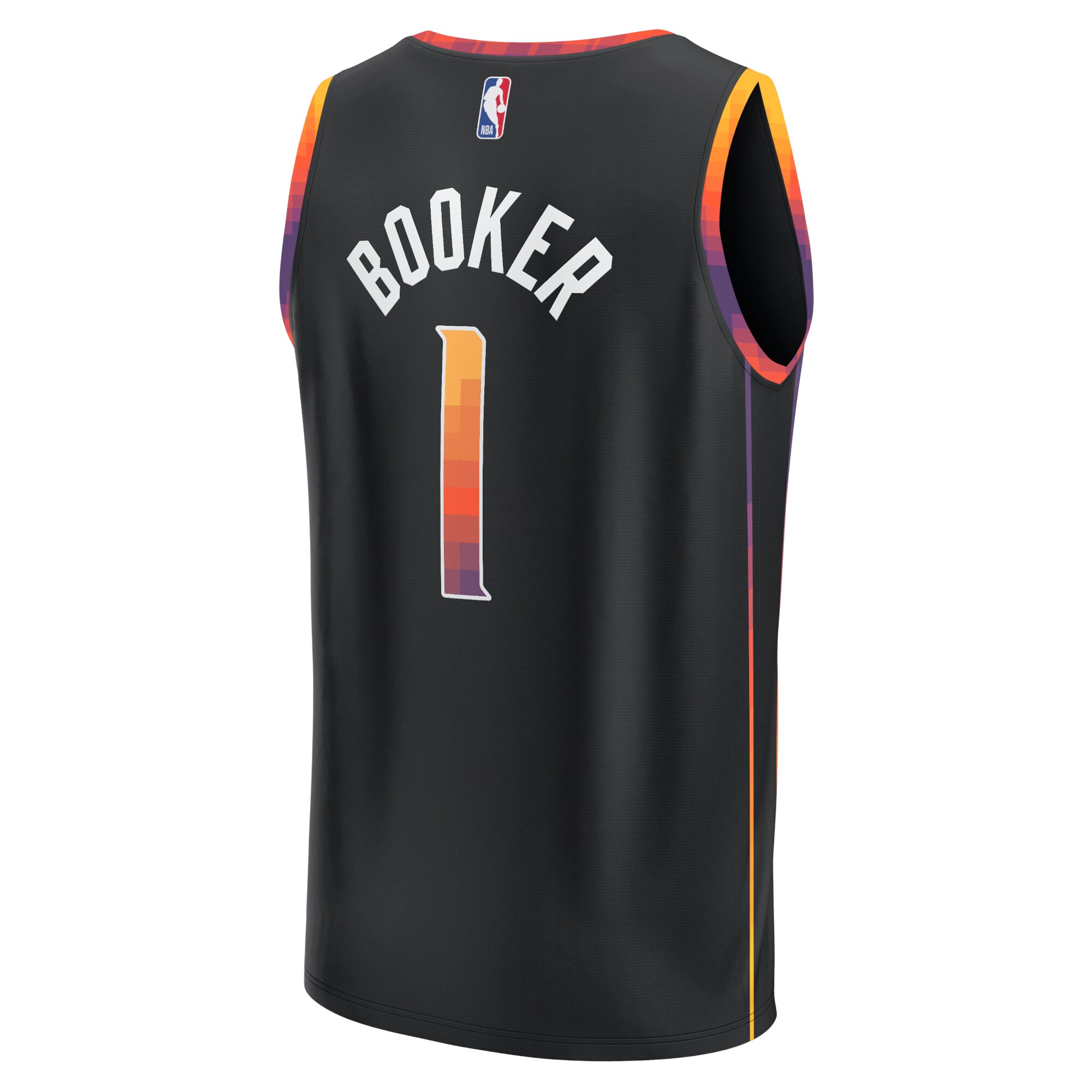 Devin Booker Phoenix Suns Fanatics Fast Break Replica Player Jersey - Statement Edition - Black