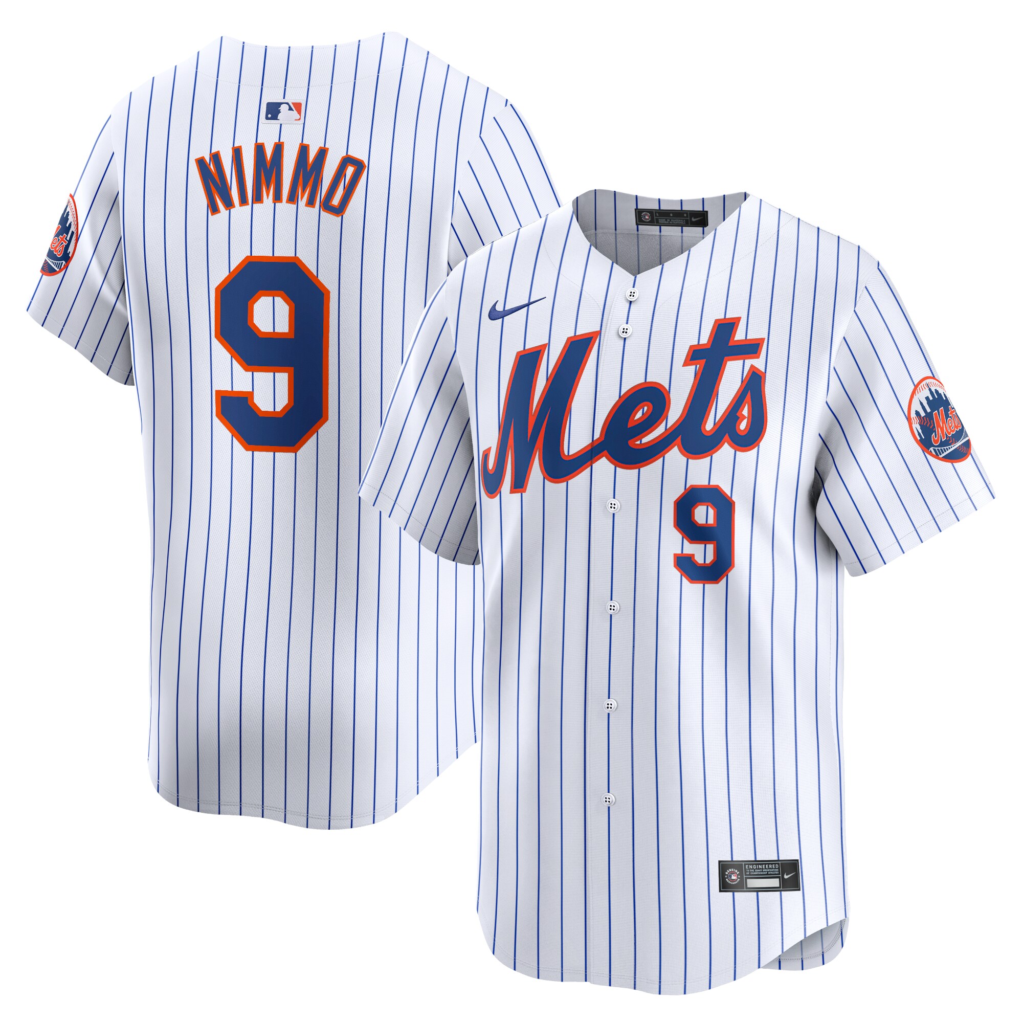 Brandon Nimmo New York Mets  Home Limited Player Jersey - White