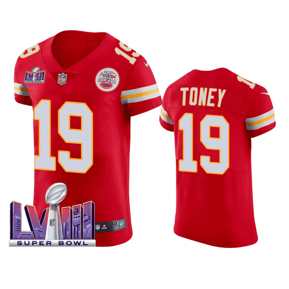 Kadarius Toney 19 Kansas City Chiefs Super Bowl LVIII Vapor Elite Jersey