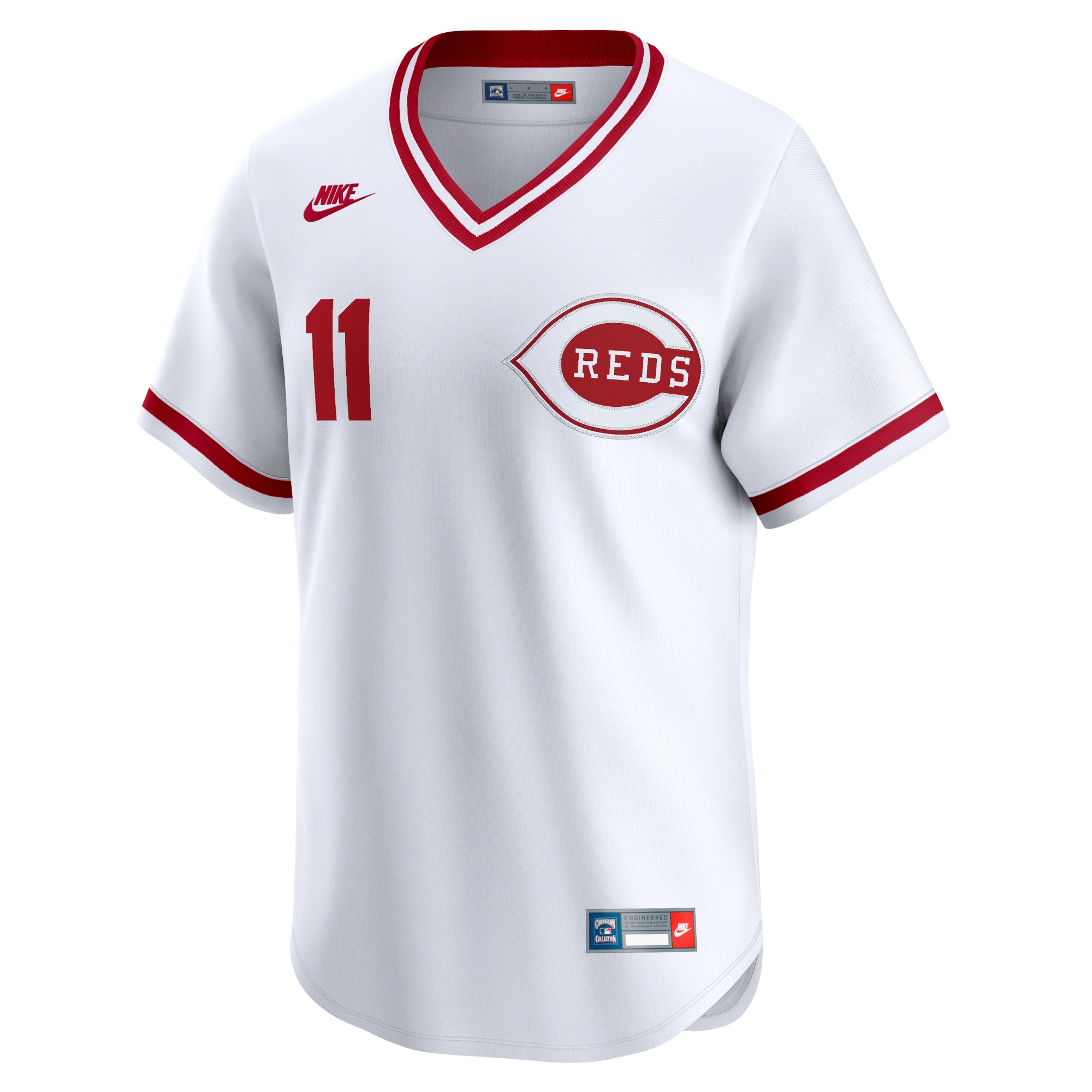 Barry Larkin Cincinnati Reds Throwback Cooperstown Limited Jersey - White