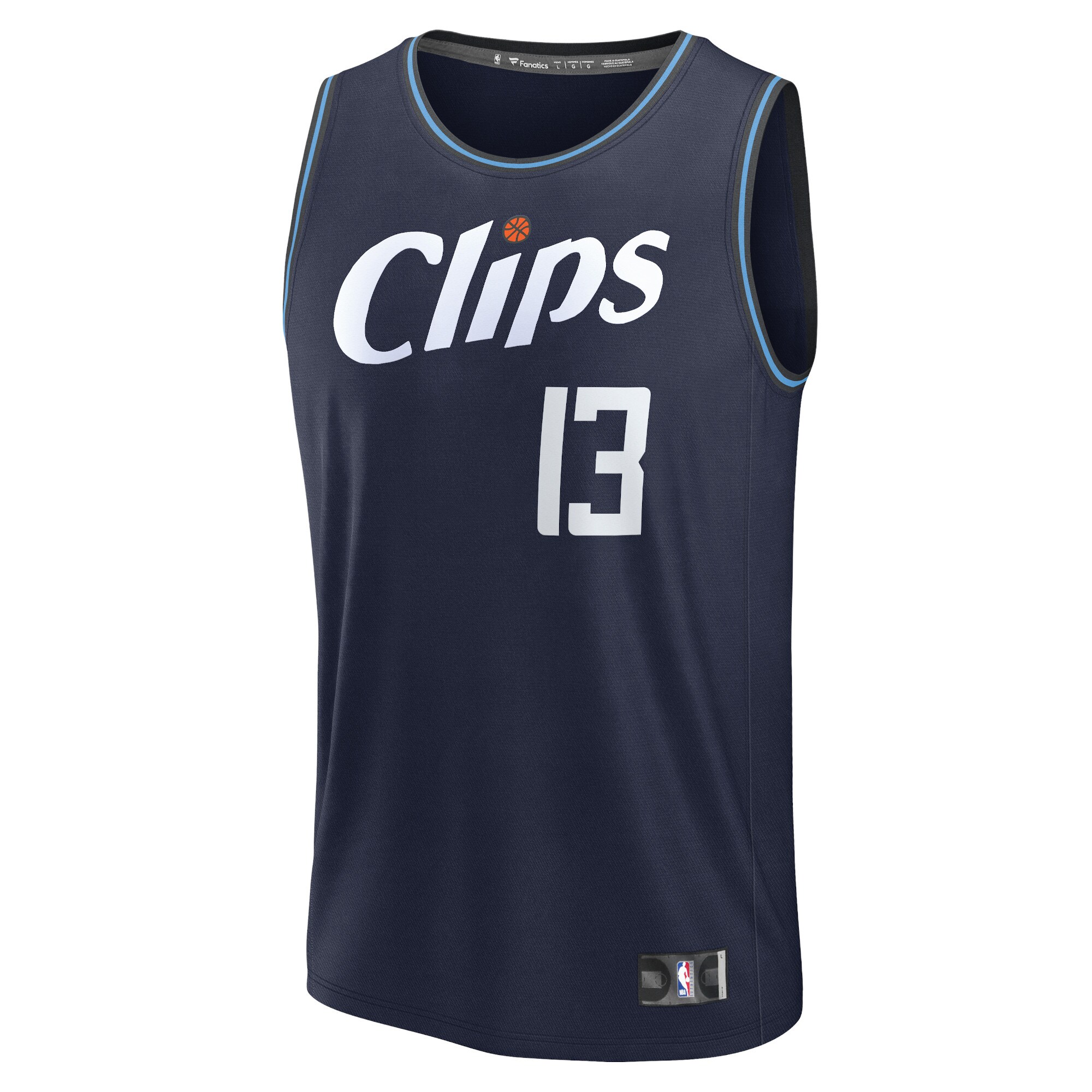 Paul George LA Clippers Fanatics Fast Break Jersey - Navy - City Edition