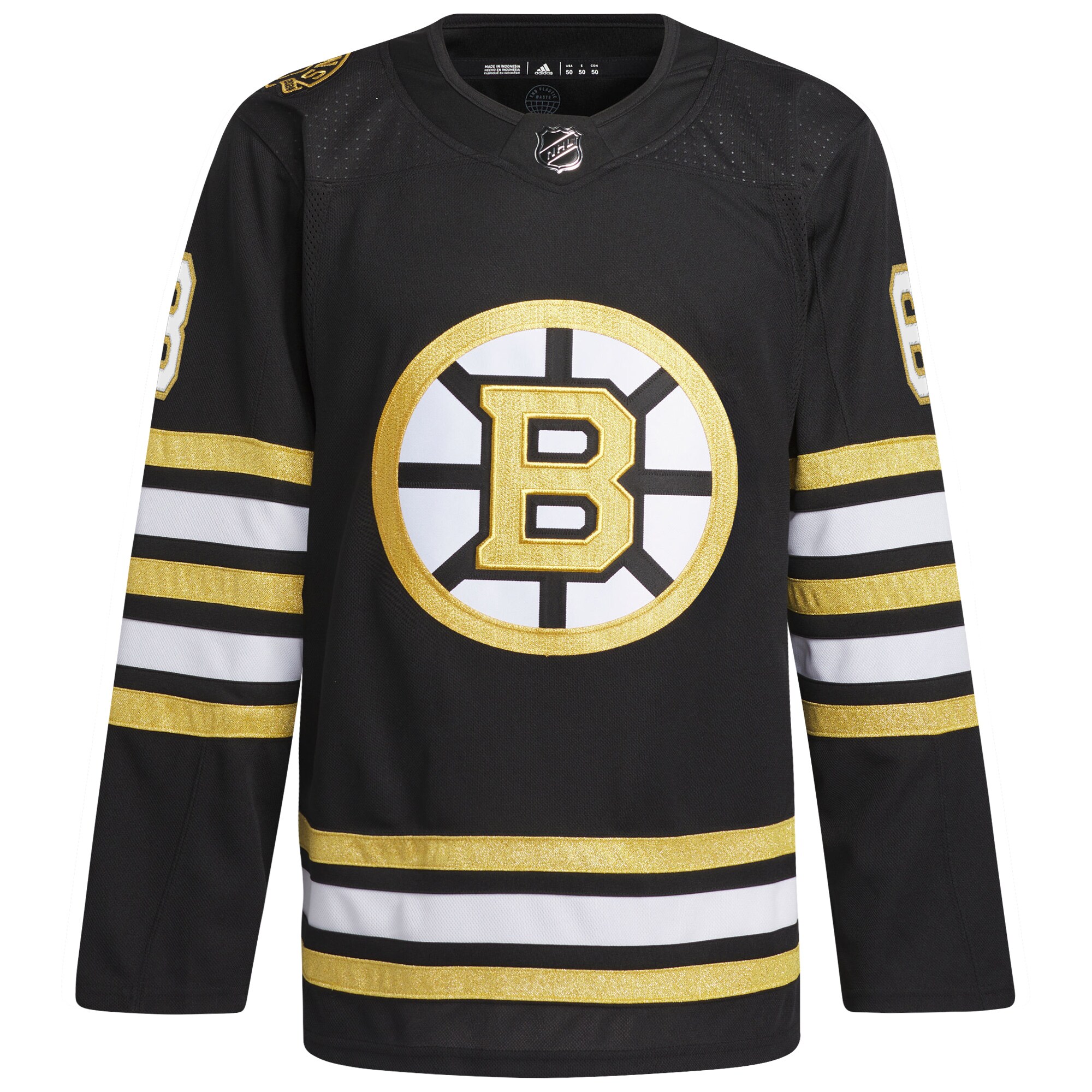 Brad Marchand Boston Bruins adidas Primegreen 100th Anniversary Authentic Player Jersey - Black