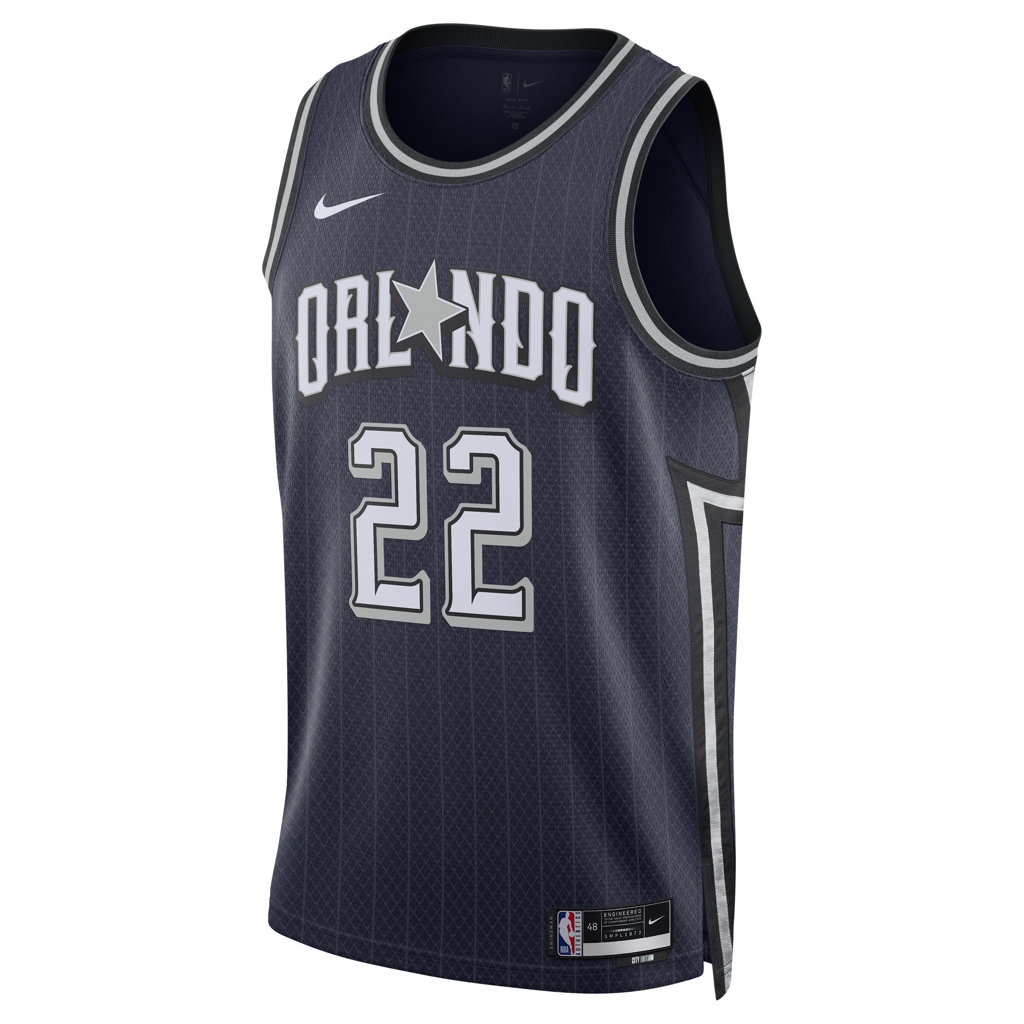 Franz Wagner Orlando Magic Unisex 2023\/24 Swingman Jersey - Navy - City Edition