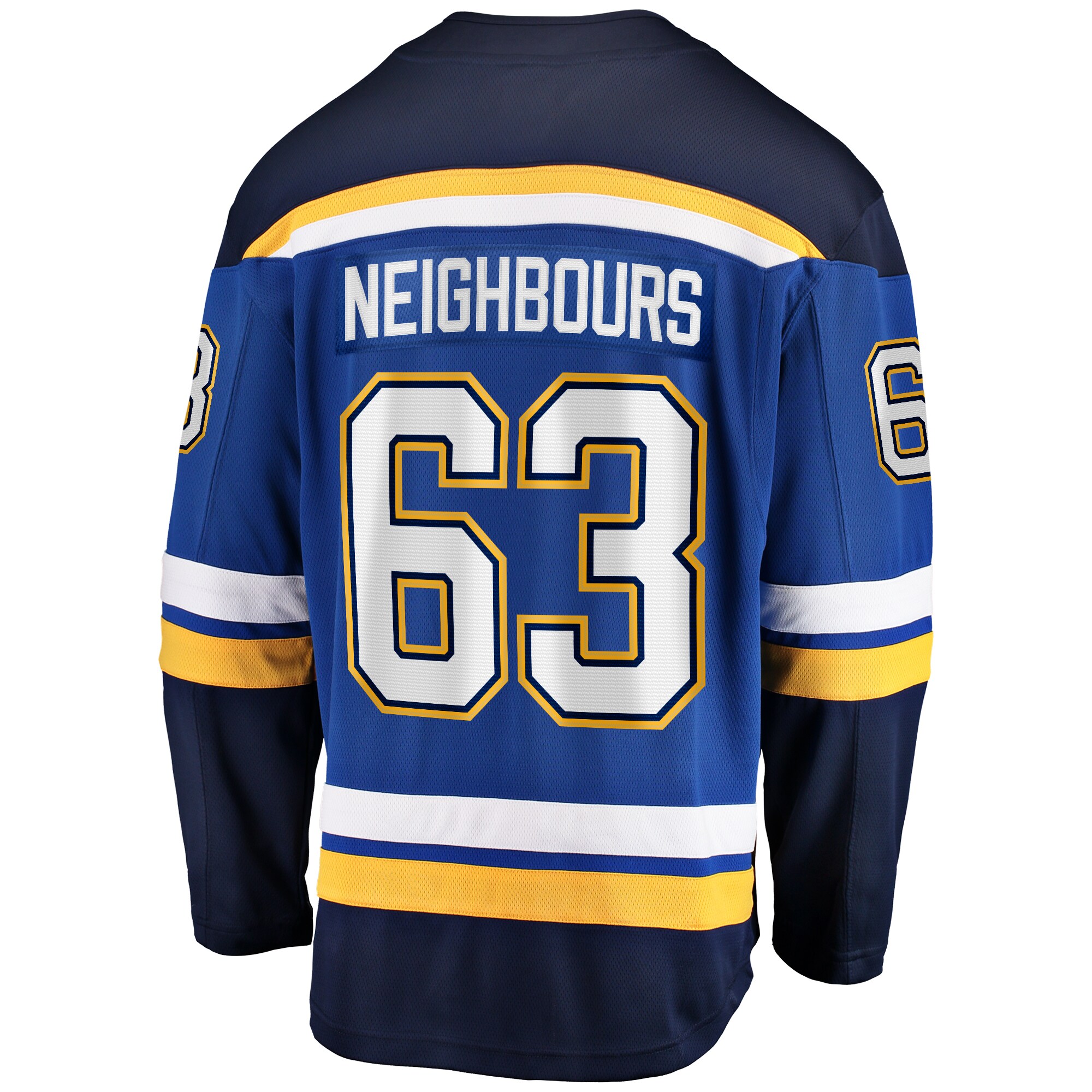 Jake Neighbours St. Louis Blues Fanatics Home Premier Breakaway Player Jersey - Blue