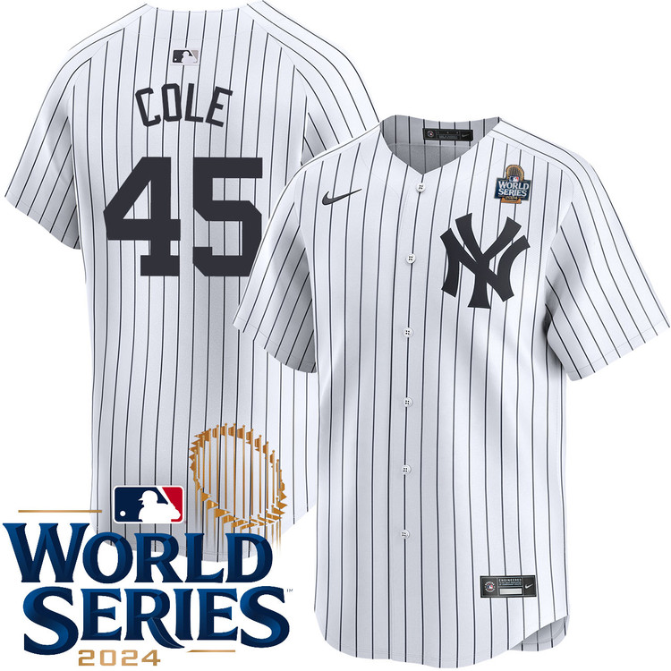Gerrit Cole New York Yankees Home Limited World Series Jersey