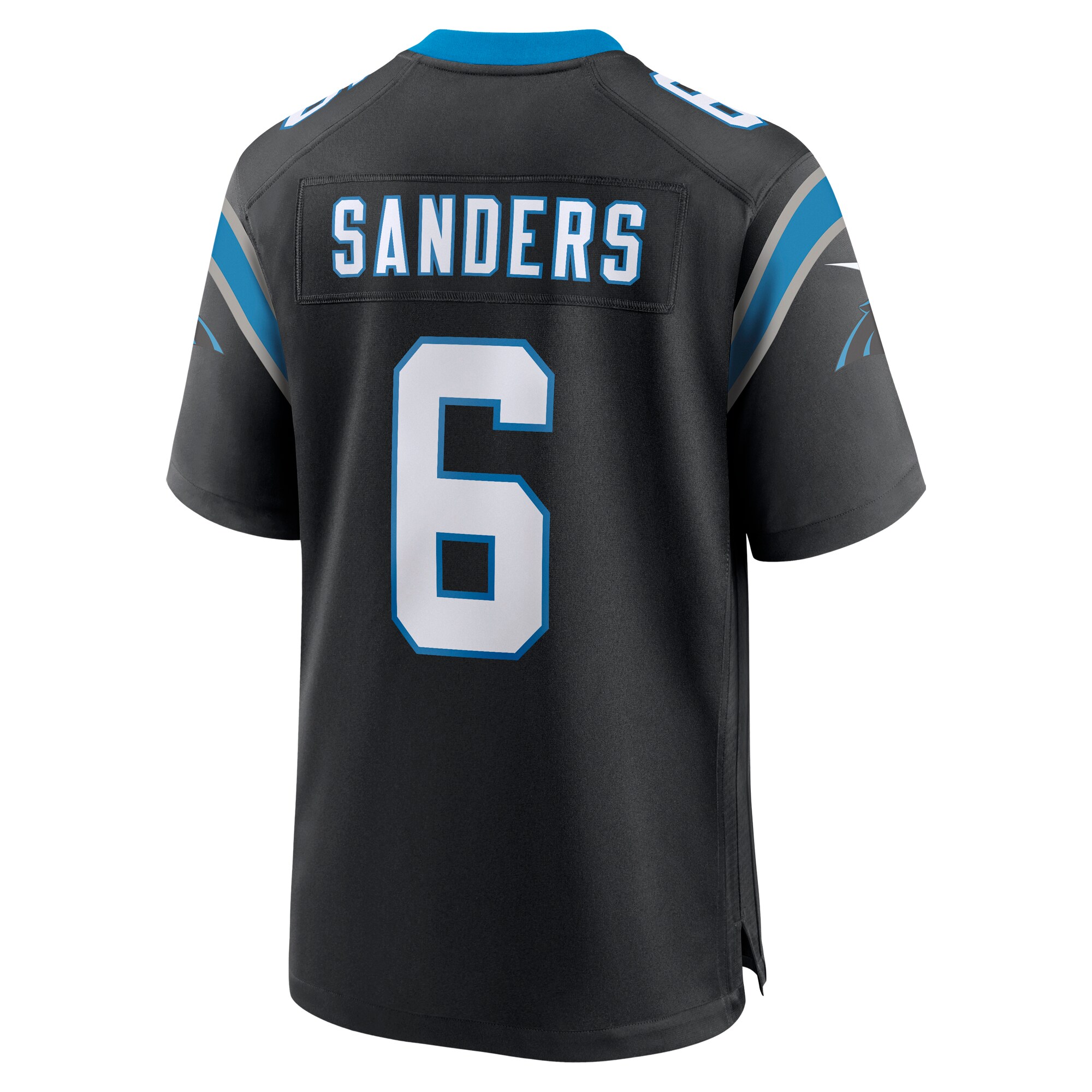 Miles Sanders Carolina Panthers  Game Player Jersey - Black