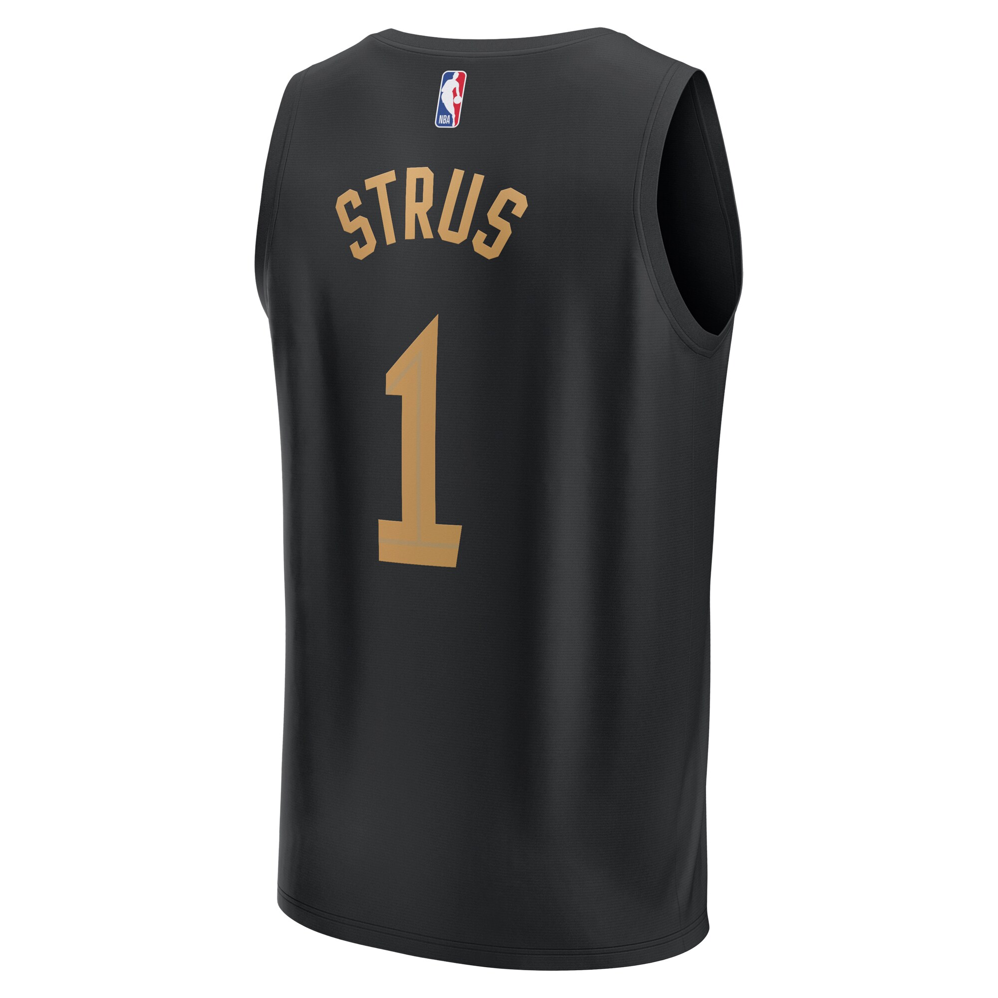 Max Strus Cleveland Cavaliers Fanatics Fast Break Replica Player Jersey - Statement Edition - Black