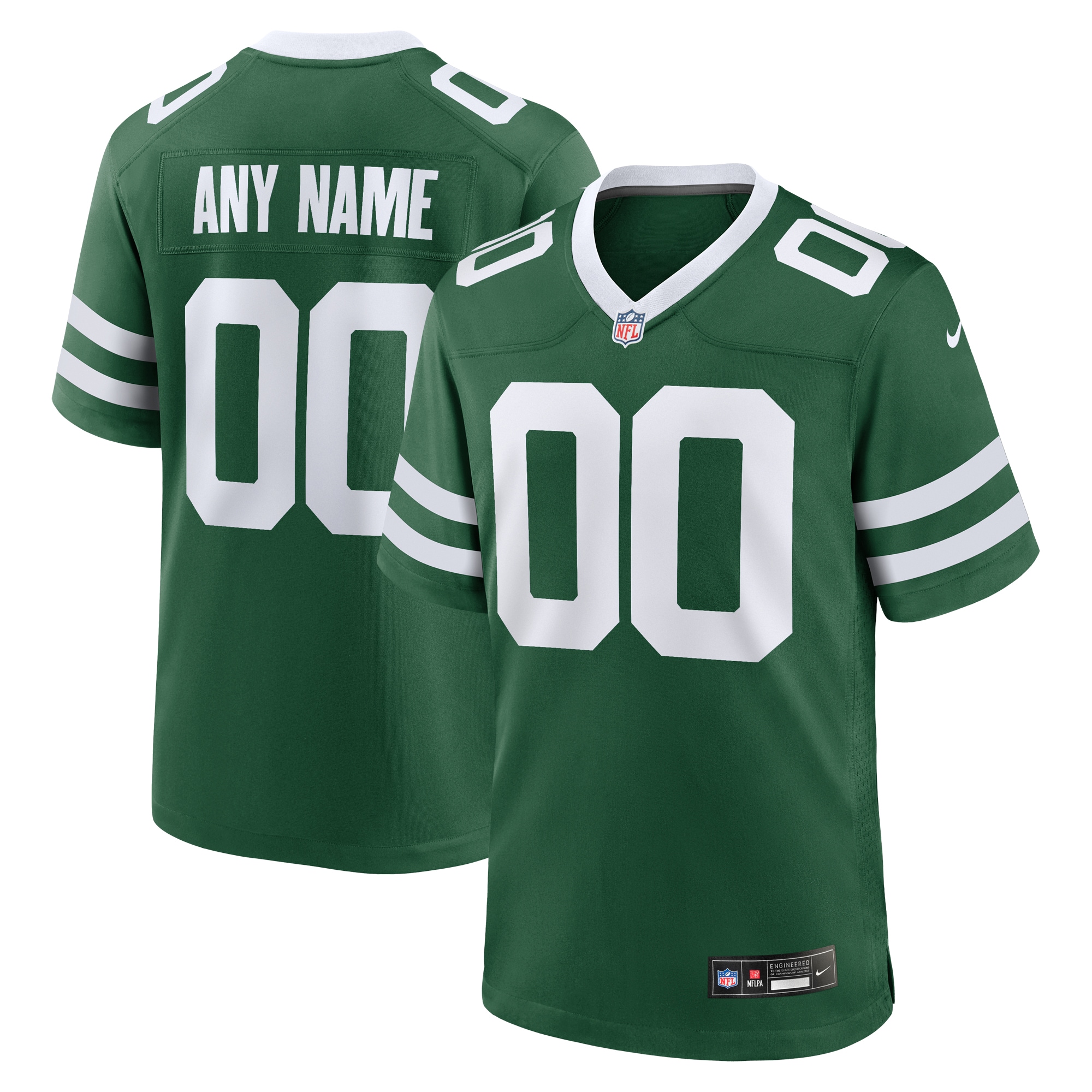 New York Jets  Custom Game Jersey - Legacy Green