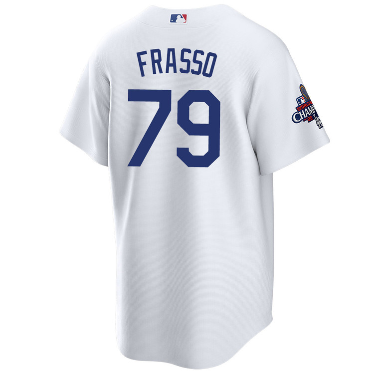 Nick Frasso Los Angeles Dodgers Home World Series Champions Jersey