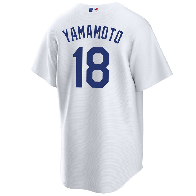 Yoshinobu Yamamoto Los Angeles Dodgers Home World Series Jersey