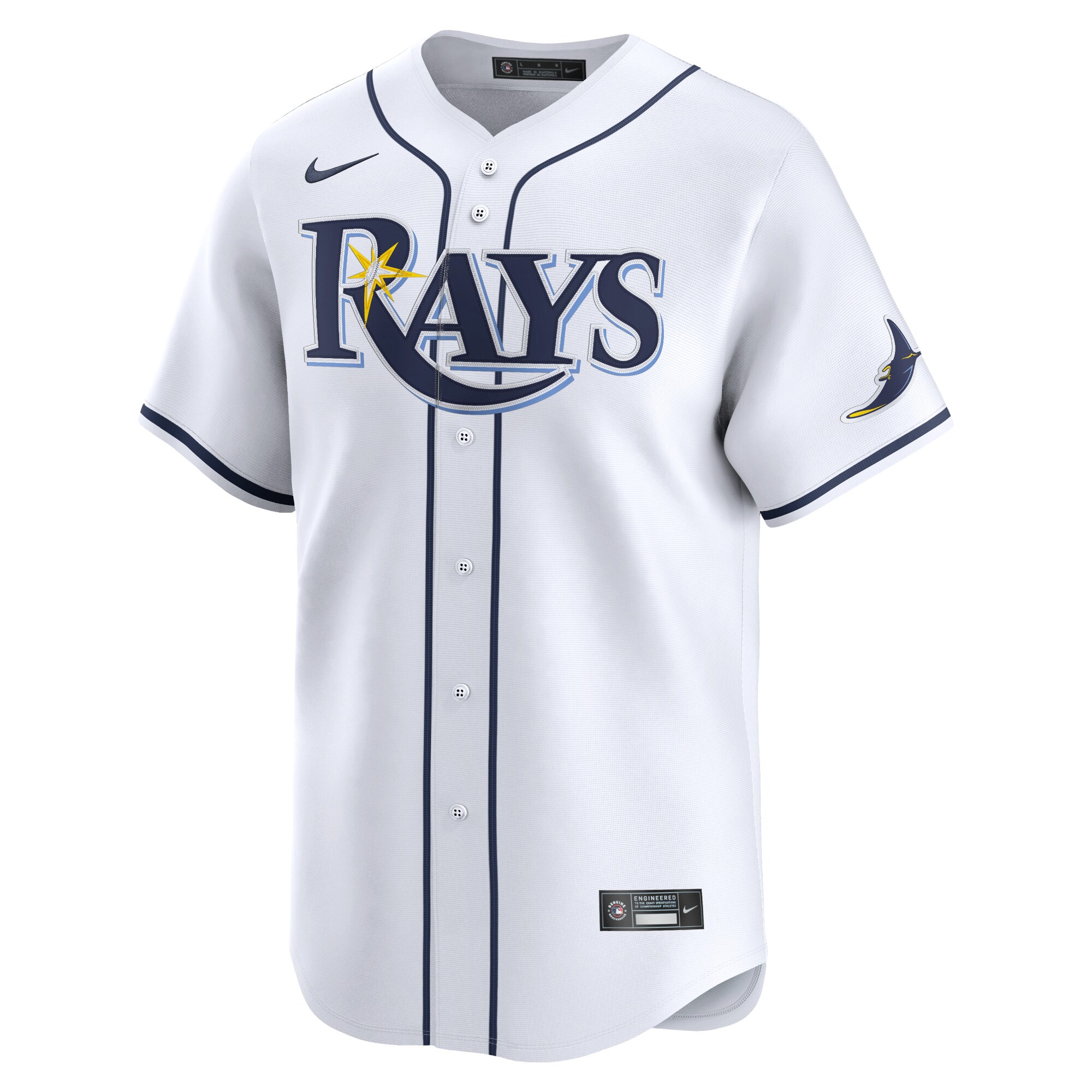 Tampa Bay Rays  Youth Home Limited Jersey - White