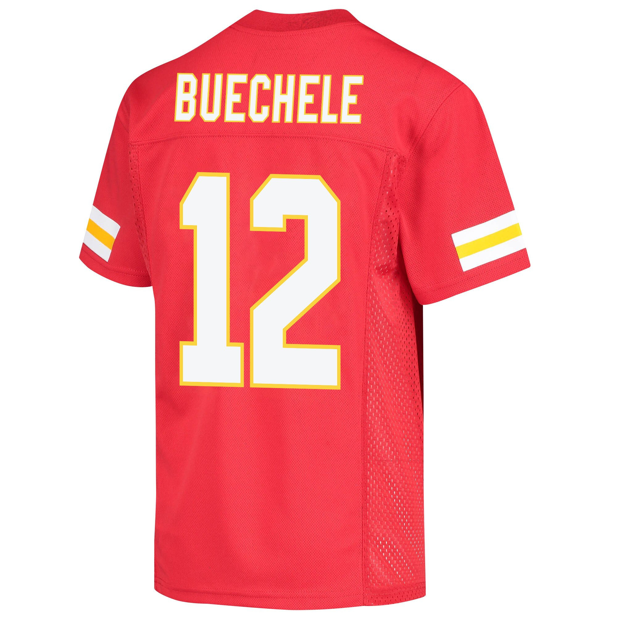 Shane Buechele 12 Kansas City Chiefs Super Bowl LVII Champions Youth Game Jersey - Red