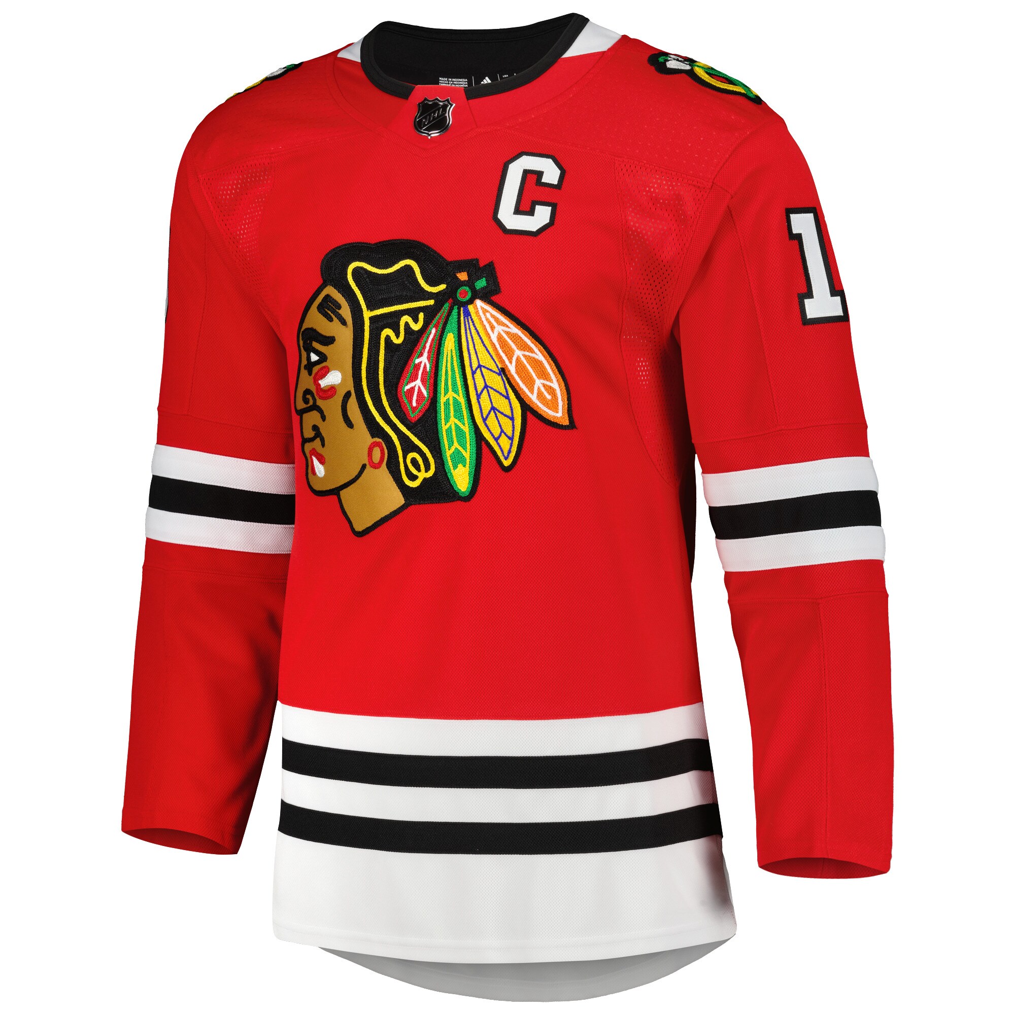 Jonathan Toews Chicago Blackhawks adidas Primegreen Authentic Pro Player Jersey - Red