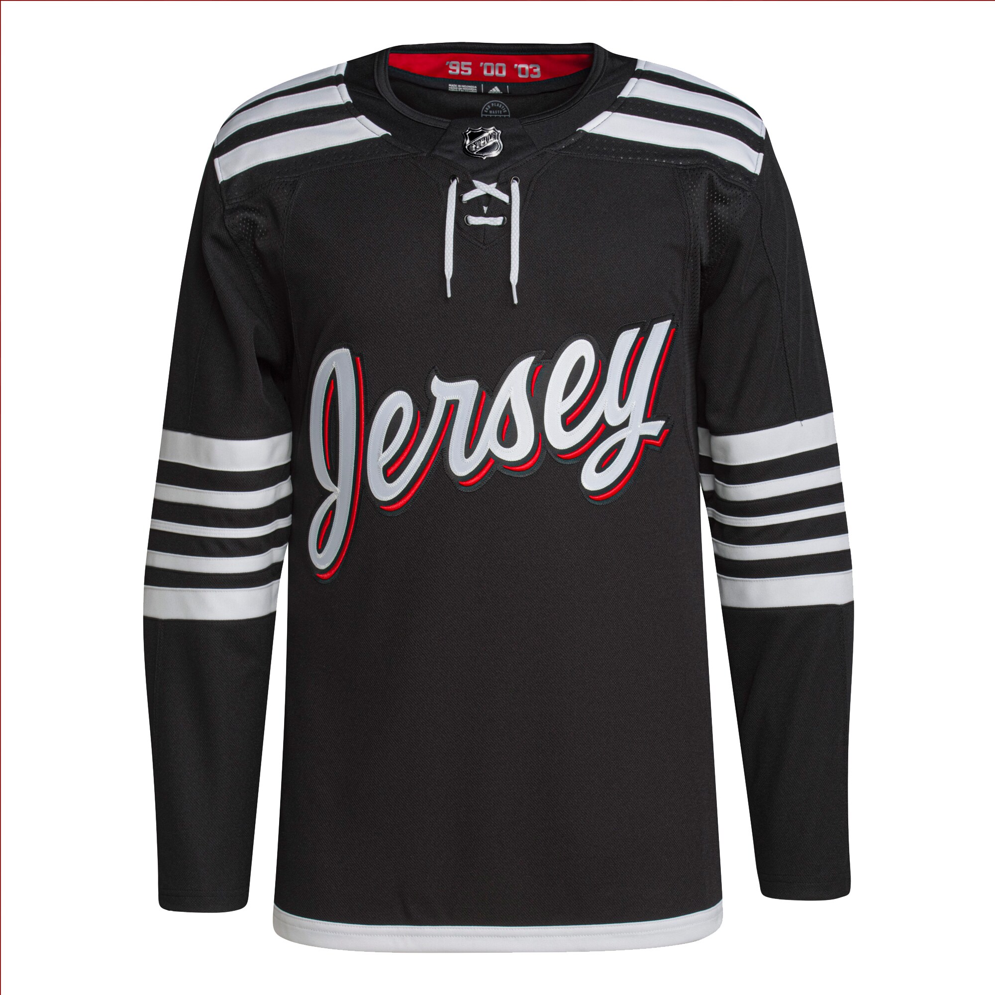 New Jersey Devils adidas Men's 2021\/22 Alternate Primegreen Authentic Jersey - Black