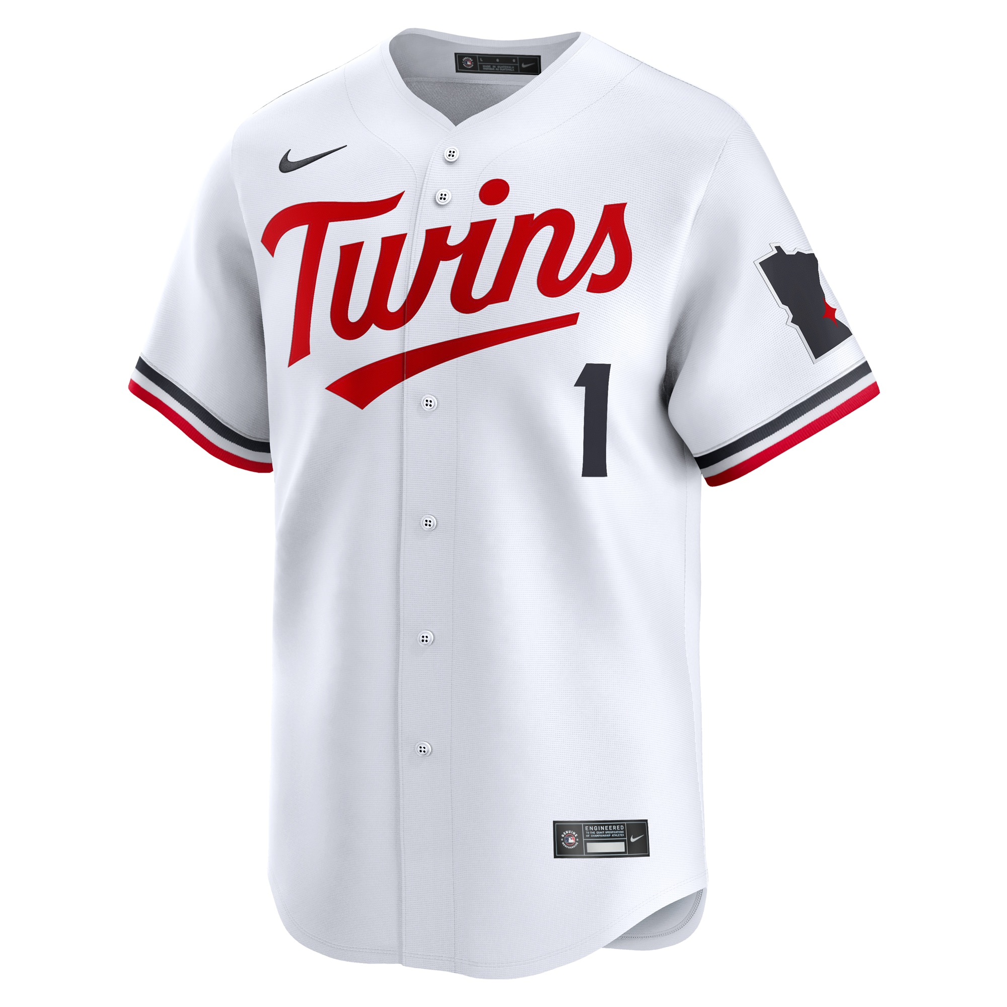 Minnesota Twins  #1 Dad Home Limited Jersey - White