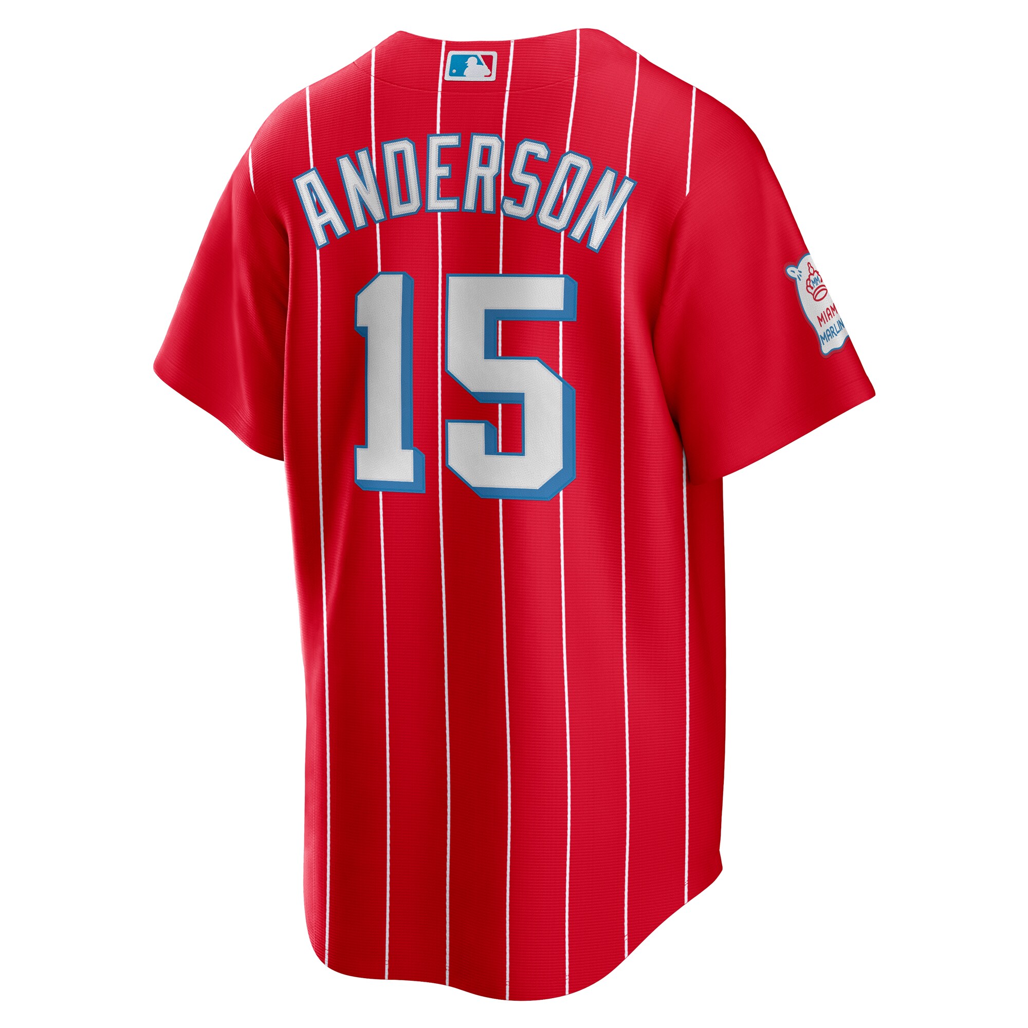 Brian Anderson Miami Marlins  City Connect Replica Player Jersey - Red