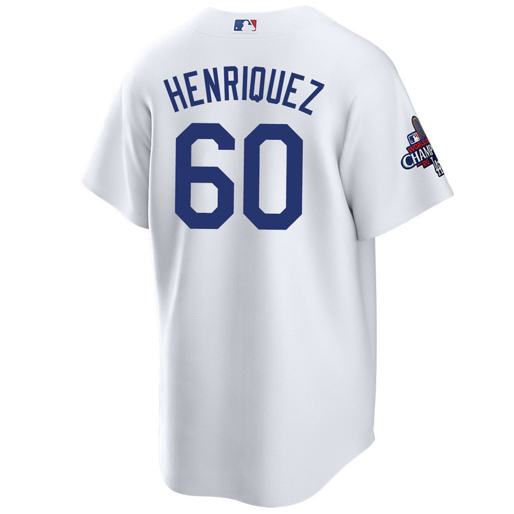 Edgardo Henriquez Los Angeles Dodgers Home World Series Champions Jersey