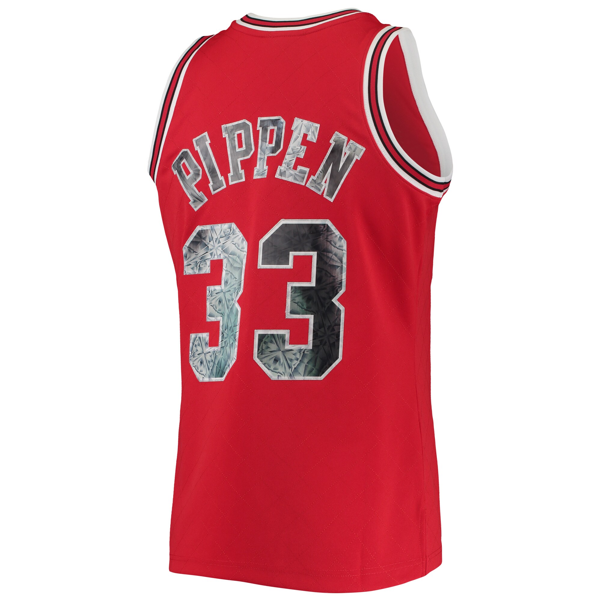 Scottie Pippen Chicago Bulls Mitchell & Ness 1997\/98 Hardwood Classics NBA 75th Anniversary Diamond Swingman Jersey - Red