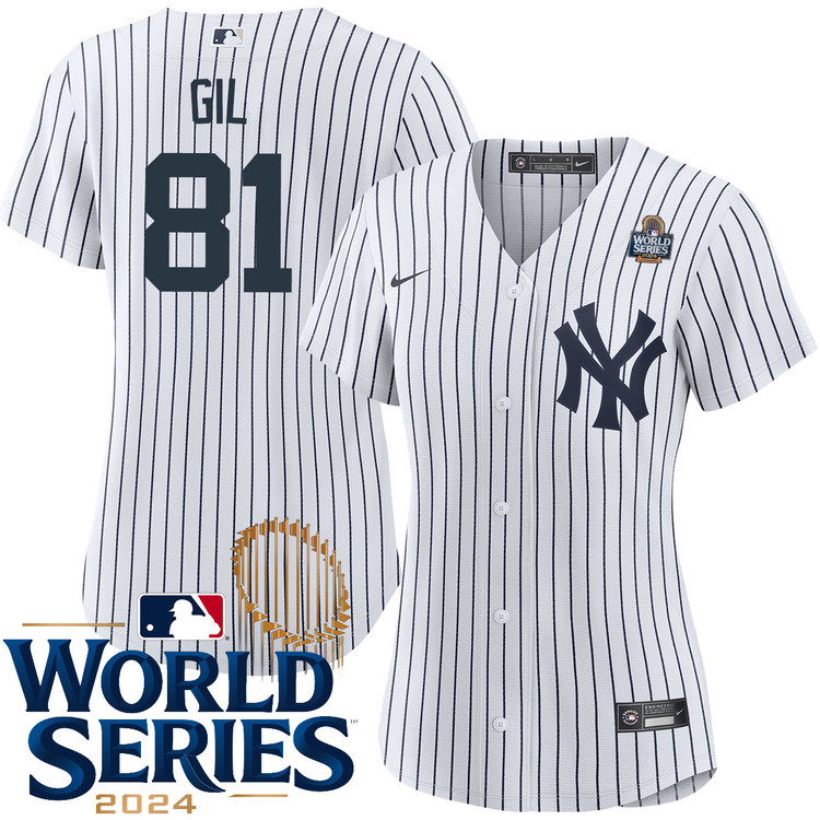 Luis Gil New York Yankees Women's Home World Series Jersey