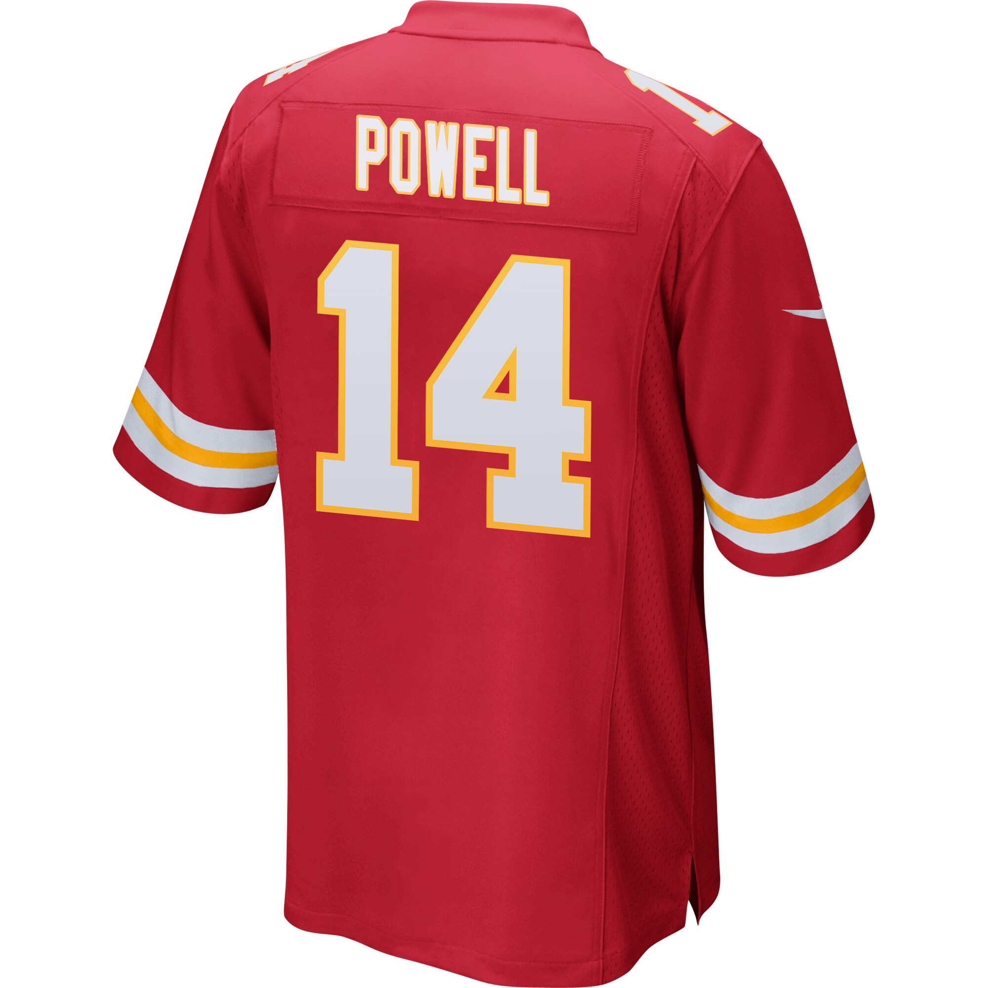 Cornell Powell 14 Kansas City Chiefs Super Bowl LVIII Patch Game Men Jersey - Red