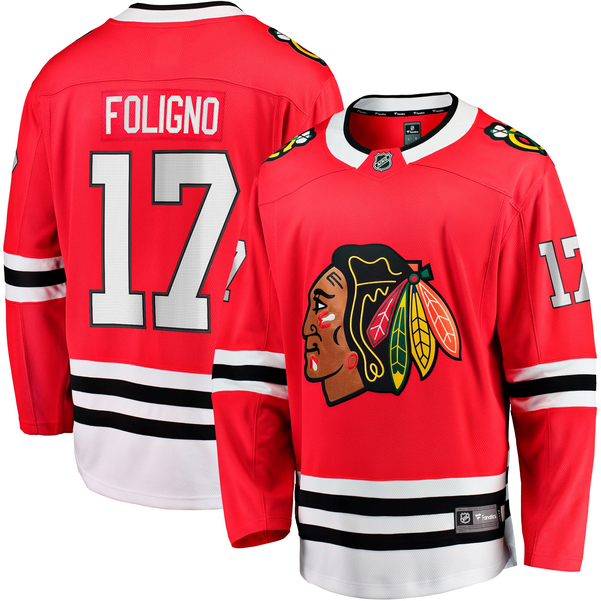 Nick Foligno Chicago Blackhawks Fanatics Home Breakaway Jersey - Red