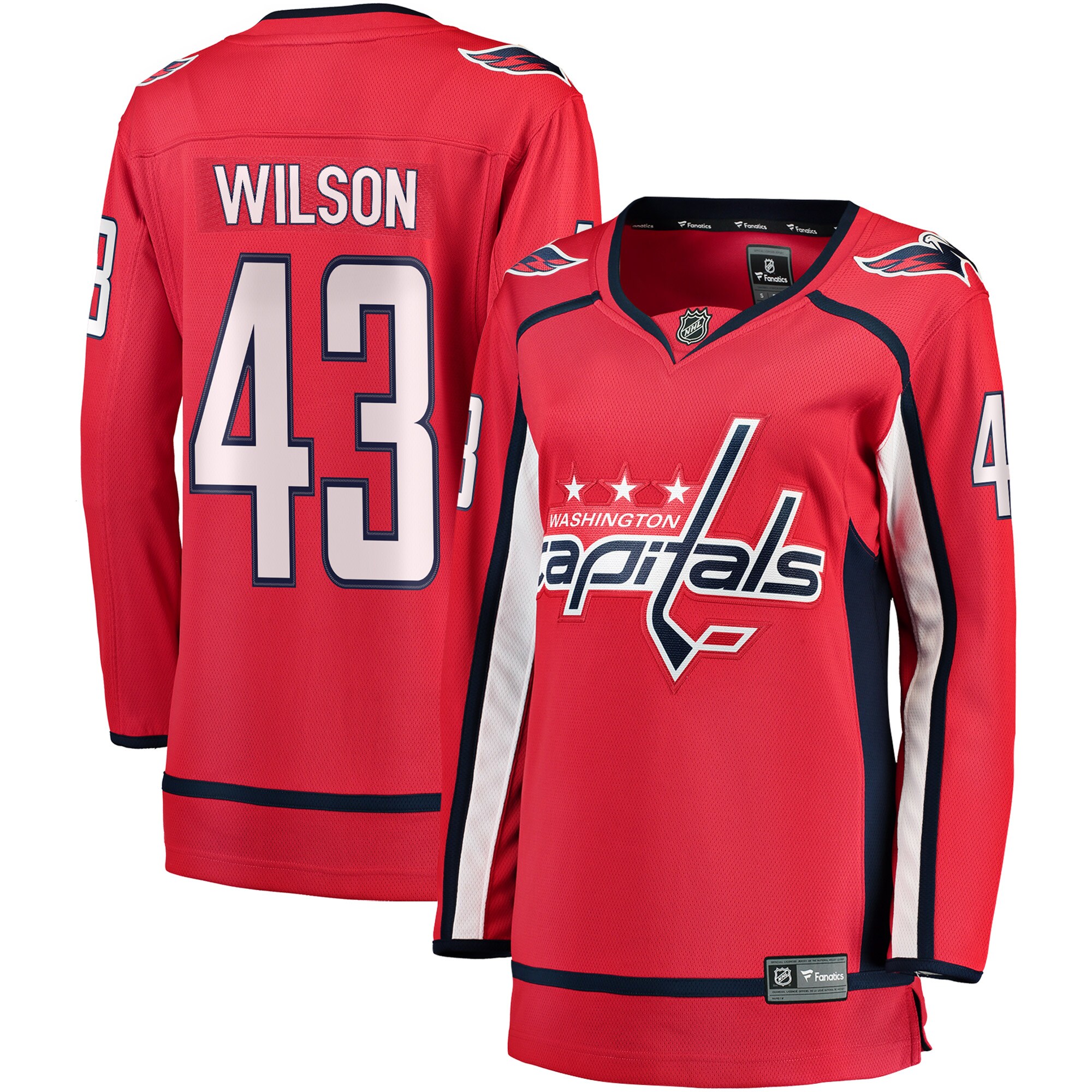 Tom Wilson Washington Capitals Fanatics Women's Home Premier Breakaway Player Jersey - Red