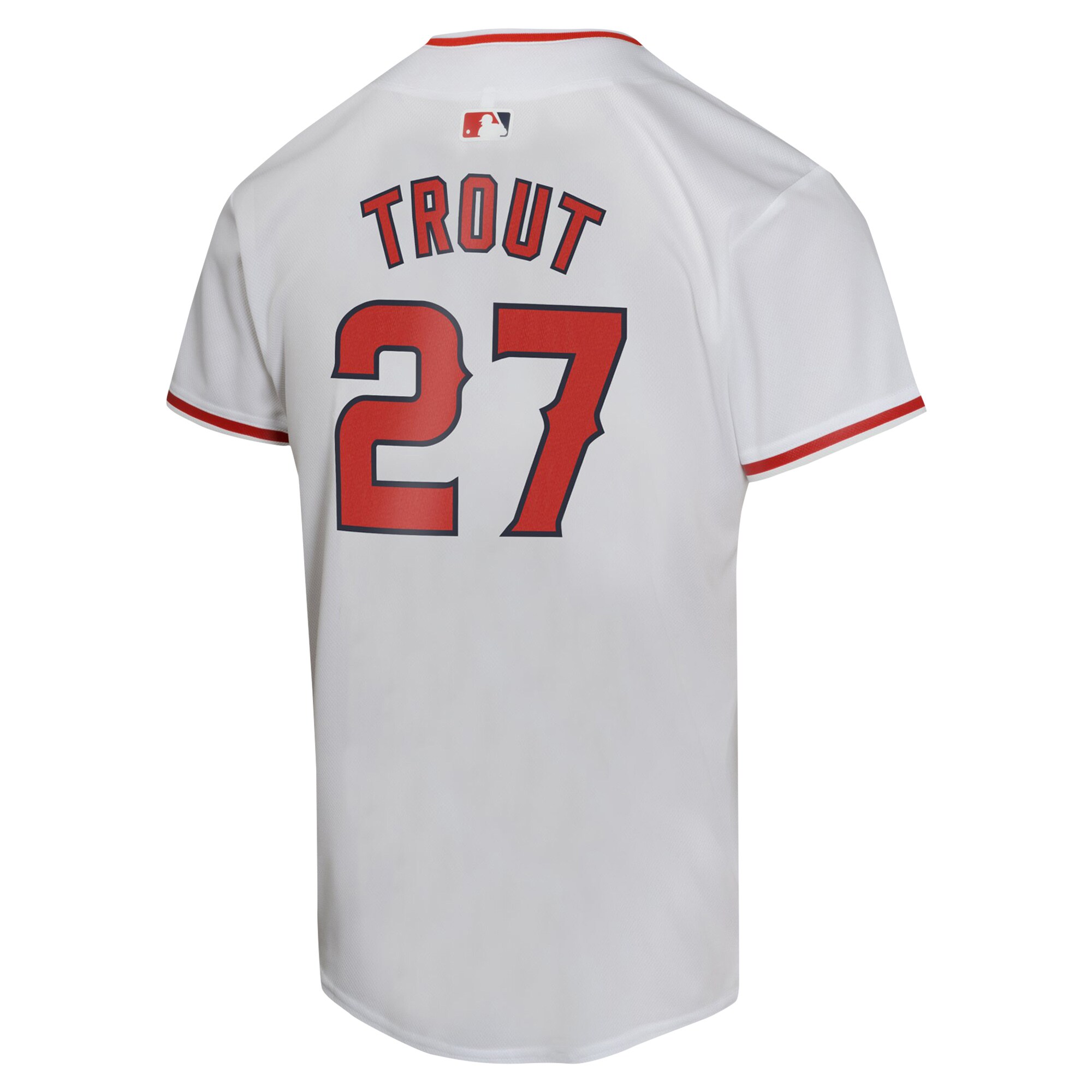 Mike Trout Los Angeles Angels  Youth Home Game Player Jersey - White