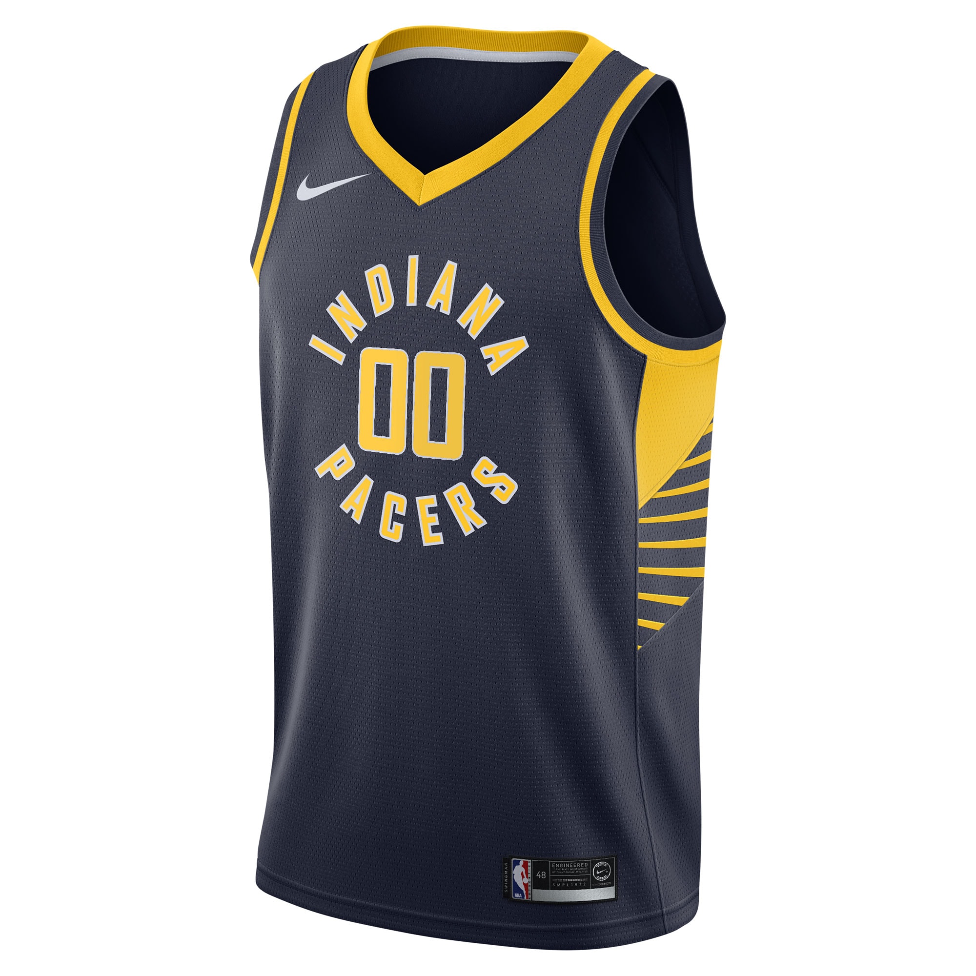 Indiana Pacers  2020\/21 Swingman Custom Jersey - Icon Edition - Navy