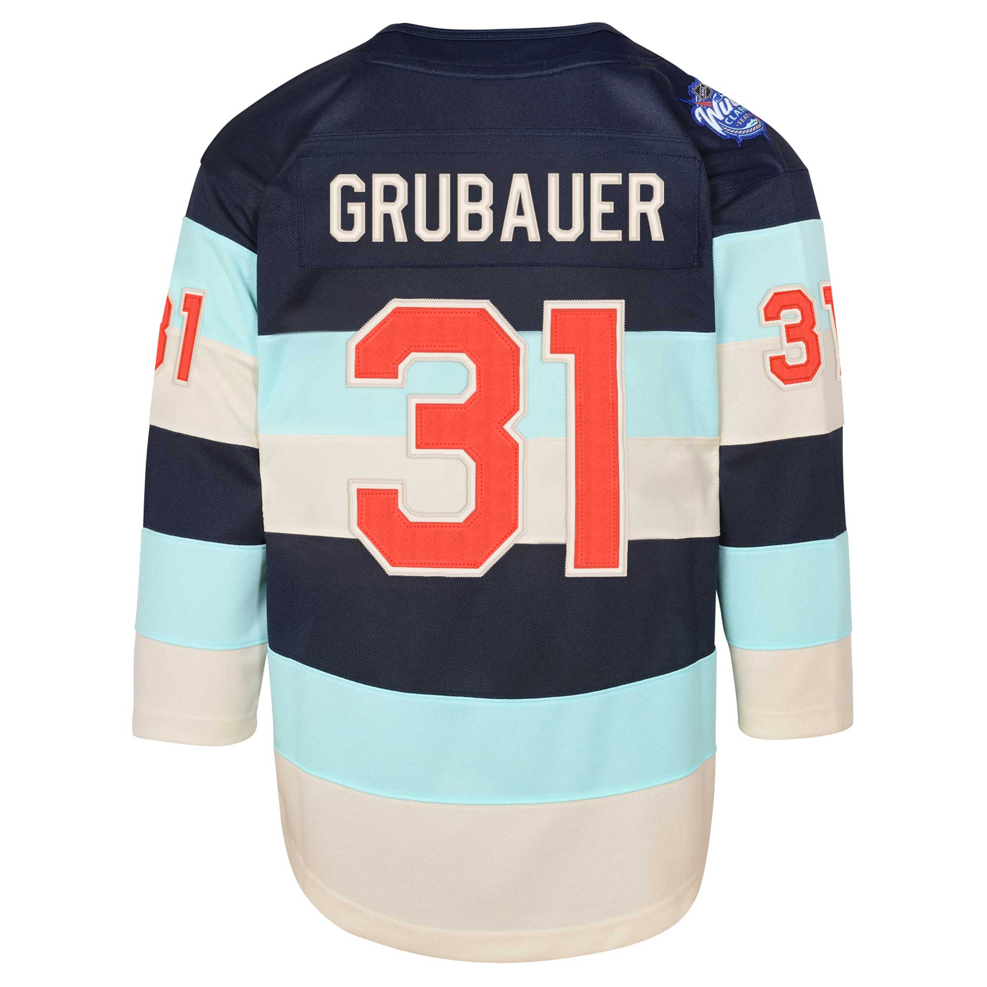 Philipp Grubauer Seattle Kraken Preschool 2024 NHL Winter Classic Premier Player Jersey - Deep Sea Blue