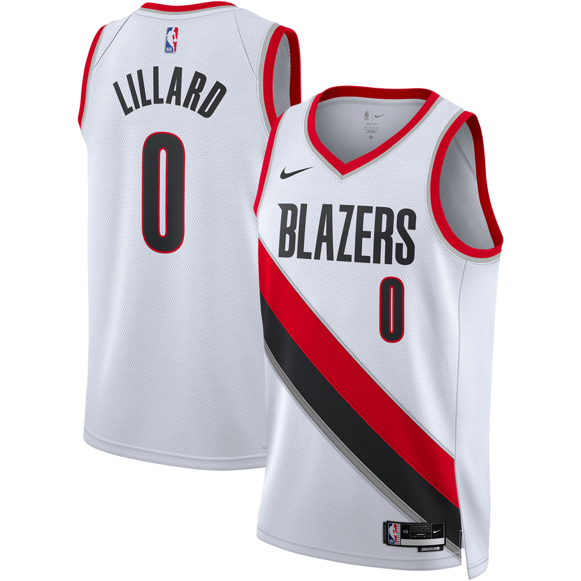 Damian Lillard Portland Trail Blazers Unisex Swingman Jersey - Association Edition - White