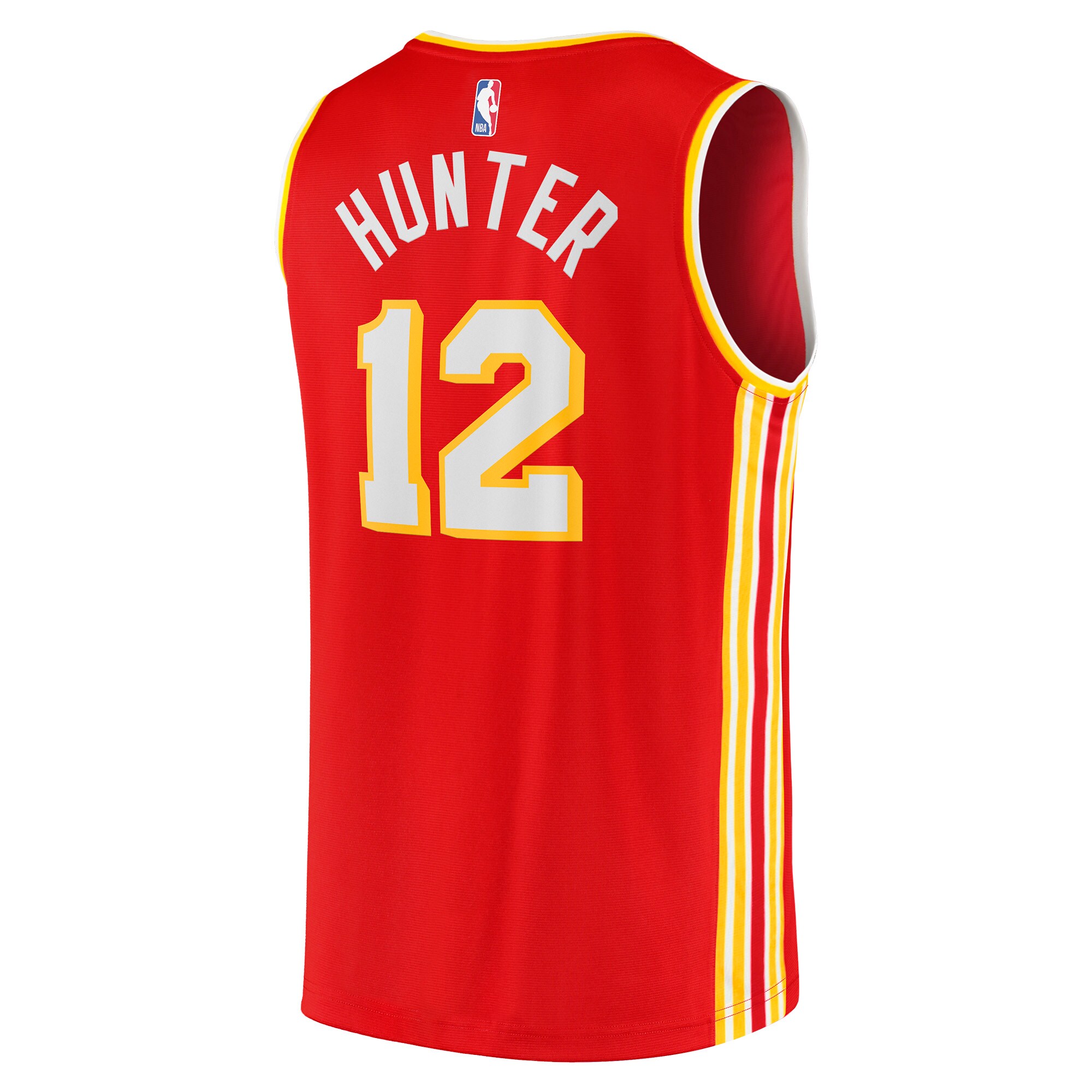 De'Andre Hunter Atlanta Hawks Fanatics Fast Break Replica Jersey - Icon Edition - Red