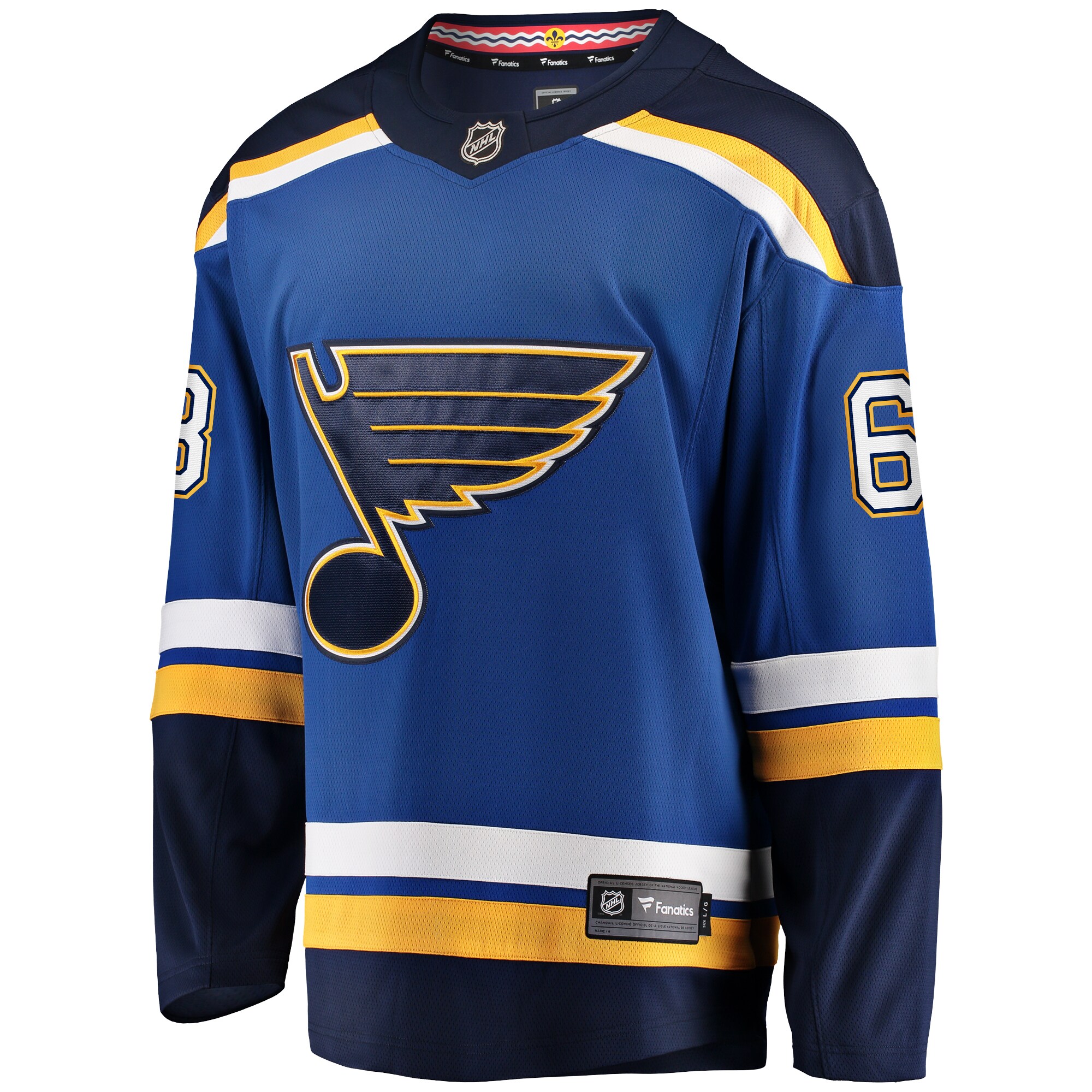Jake Neighbours St. Louis Blues Fanatics Home Premier Breakaway Player Jersey - Blue