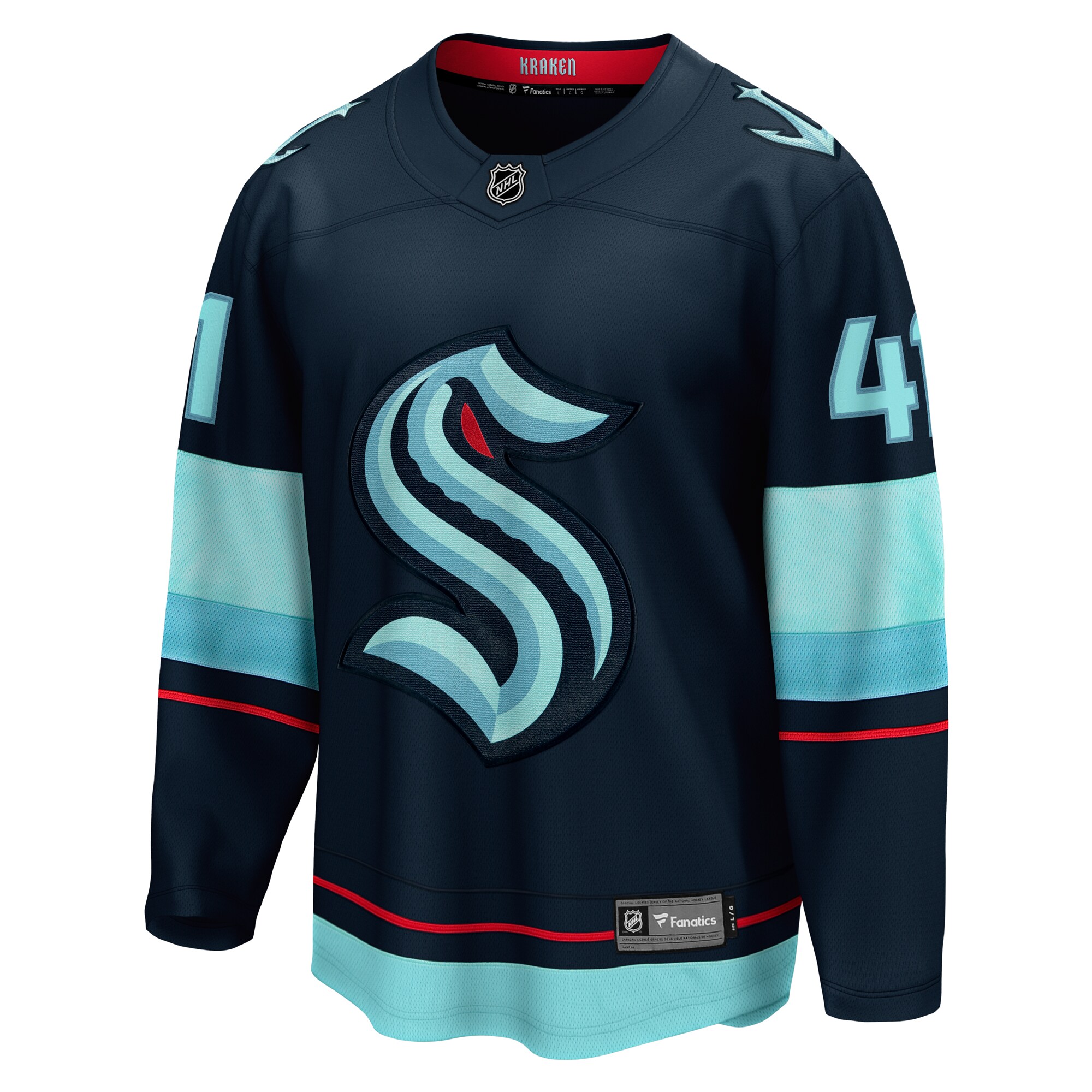 Pierre-Edouard Bellemare Seattle Kraken Fanatics Home Breakaway Player Jersey - Deep Sea Blue