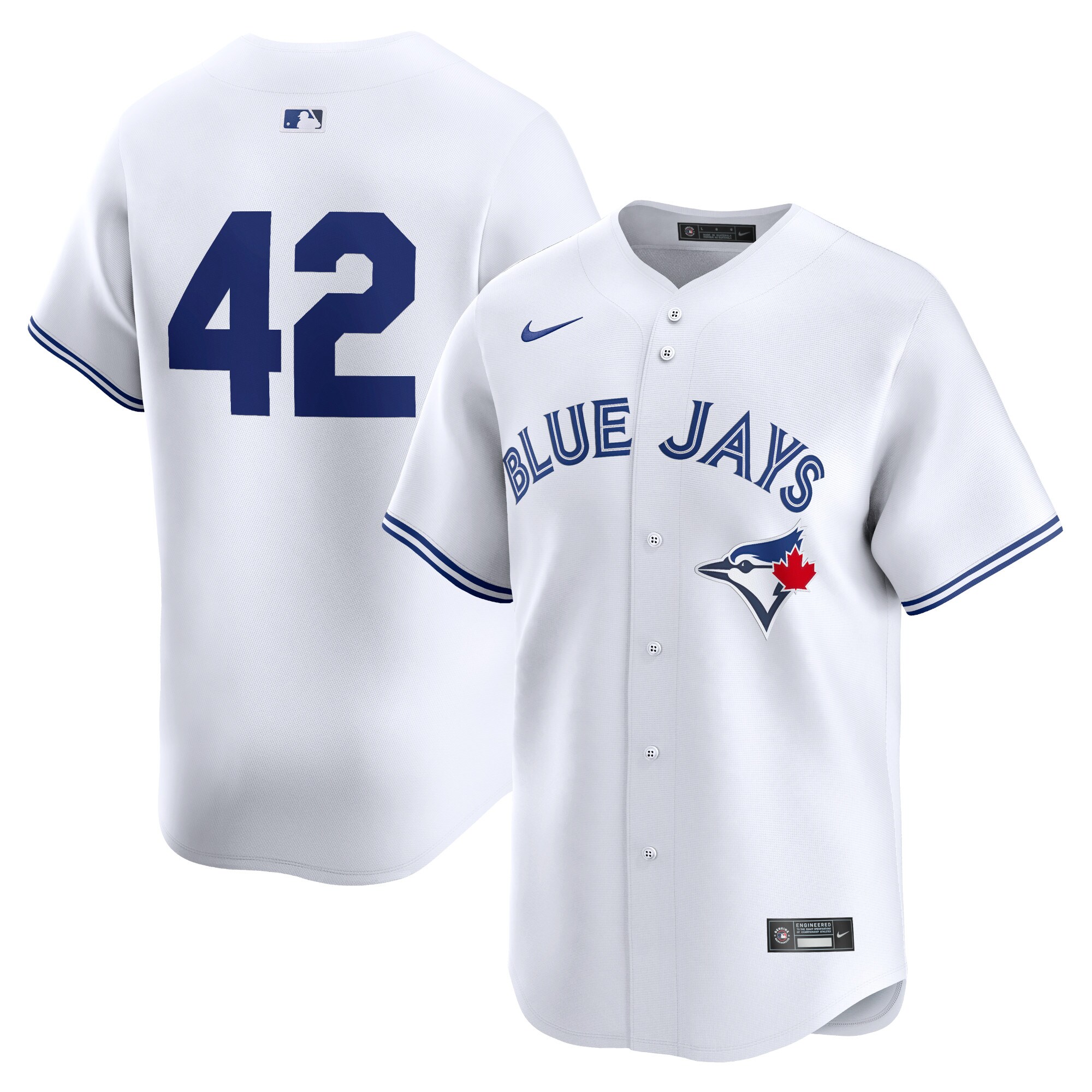 Toronto Blue Jays  2024 Jackie Robinson Day Home Limited Jersey White