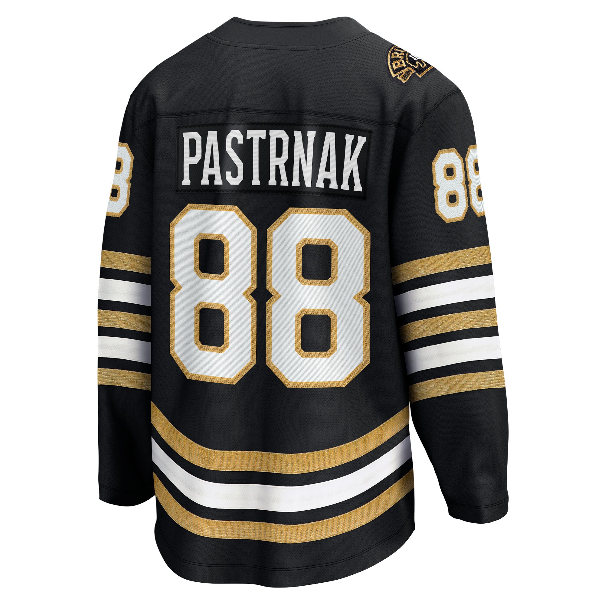 David Pastrnak Boston Bruins Fanatics 100th Anniversary Premier Breakaway Player Jersey - Black