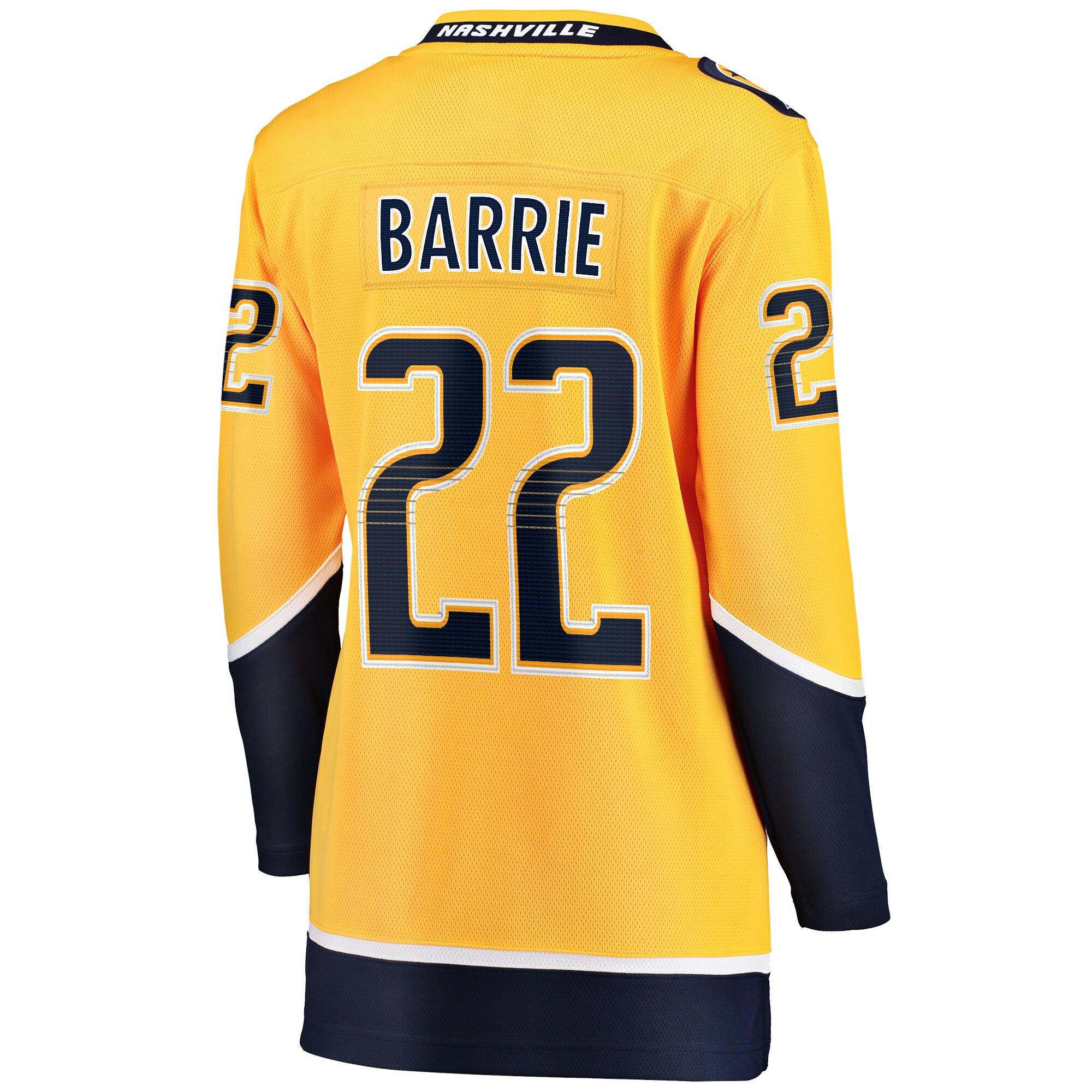 Tyson Barrie Nashville Predators Women's Fanatics Home Breakaway Jersey - Gold