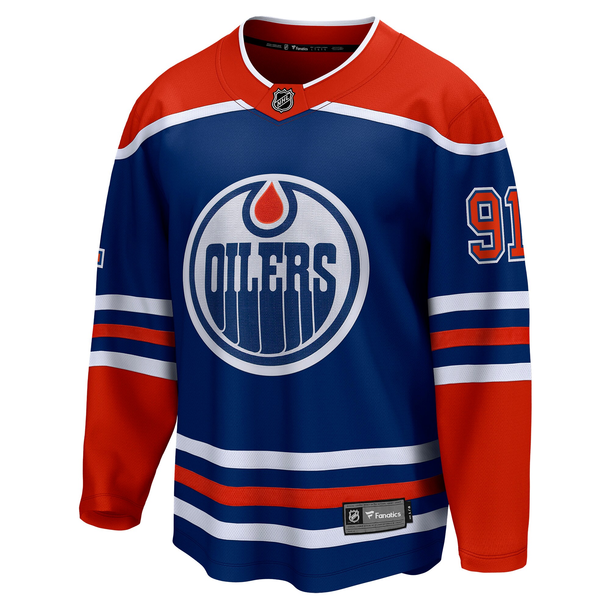 Evander Kane Edmonton Oilers Fanatics Home Breakaway Player Jersey - Royal