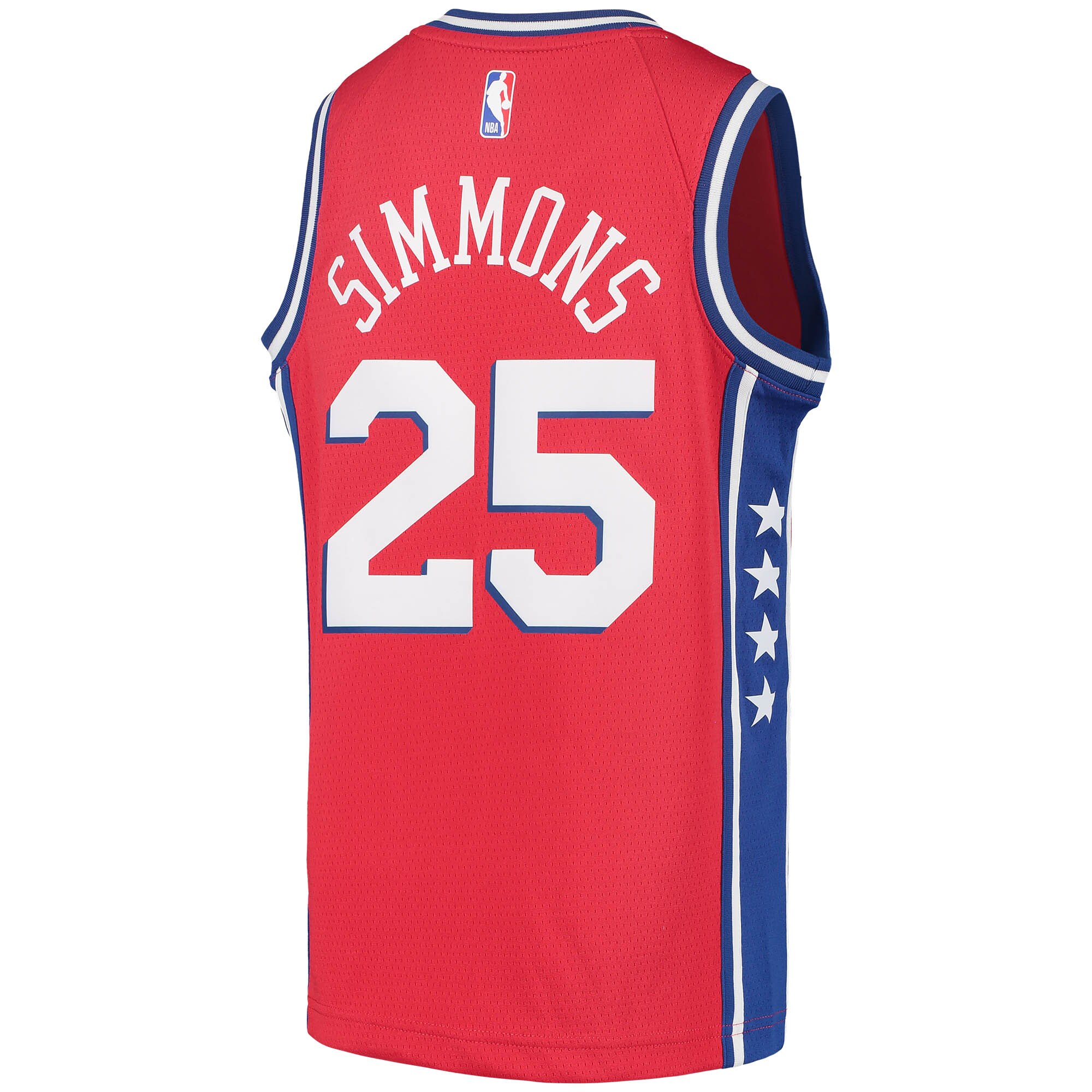 Ben Simmons Philadelphia 76ers Jordan Brand Youth 2020\/21 Swingman Player Jersey - Statement Edition - Red