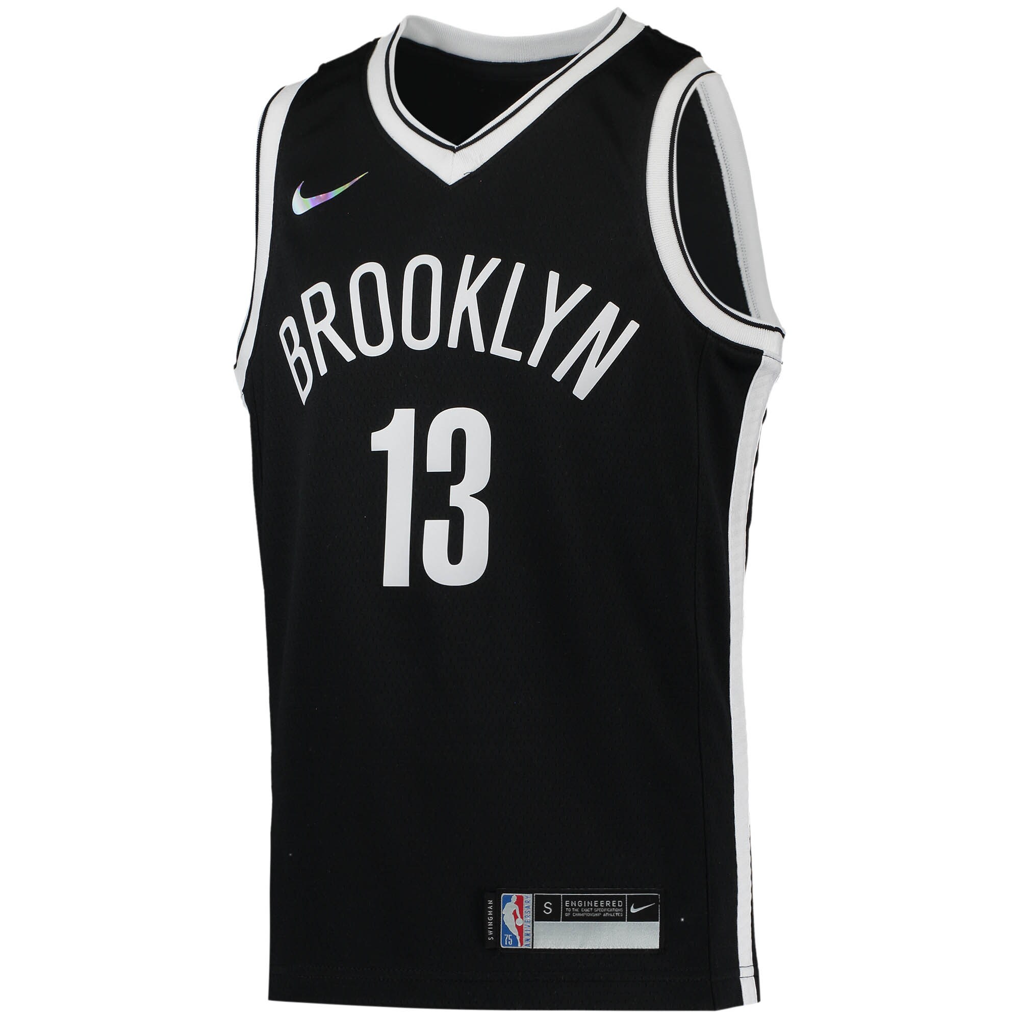 James Harden Brooklyn Nets Youth 2021\/22 Diamond Swingman Jersey - Icon Edition - Black
