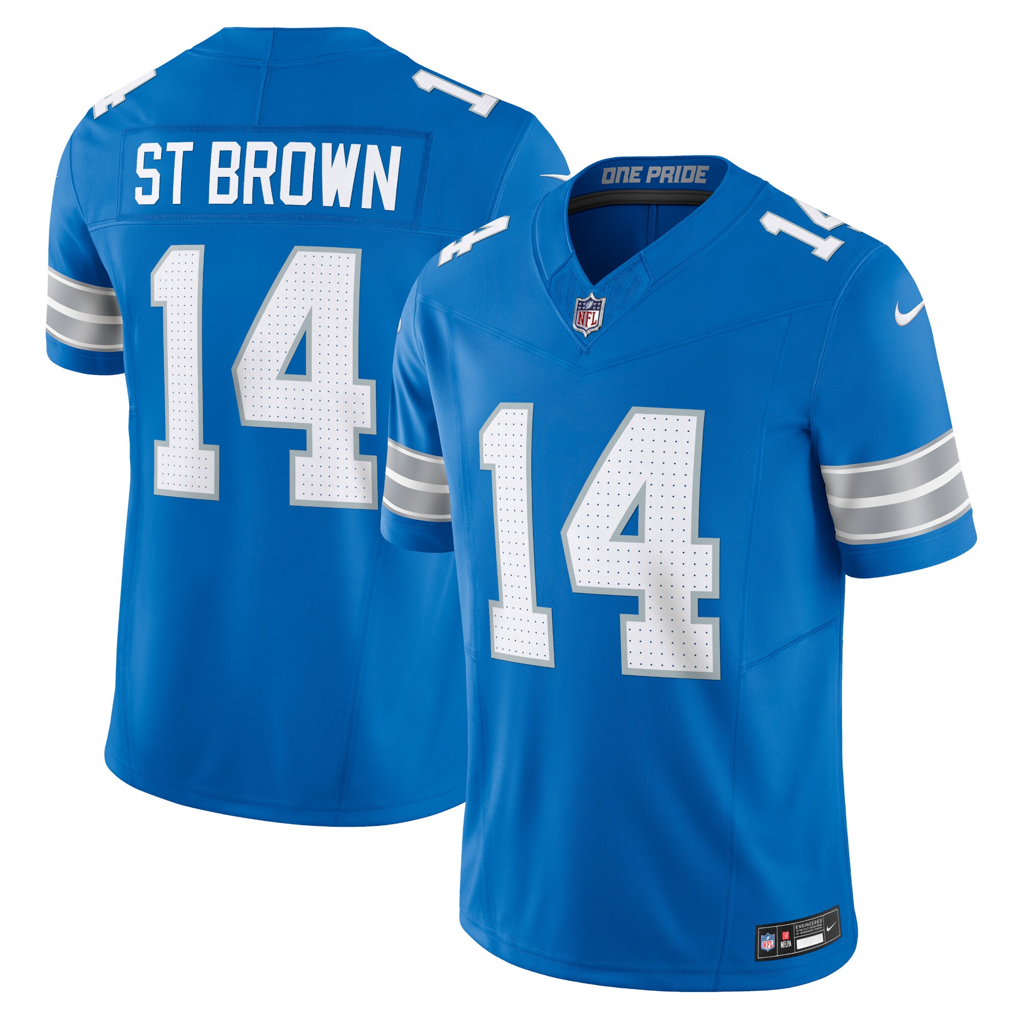 Amon-Ra St. Brown Detroit Lions  Vapor F.U.S.E. Limited Jersey - Blue